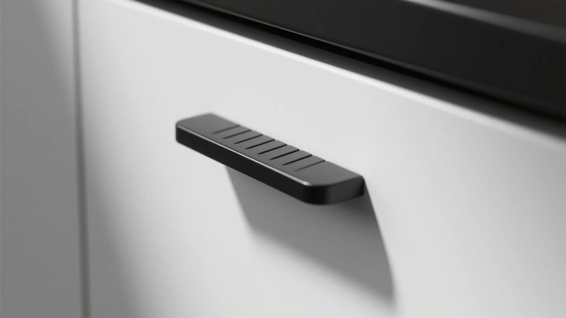 5. Integrated black pulls for a seamless look