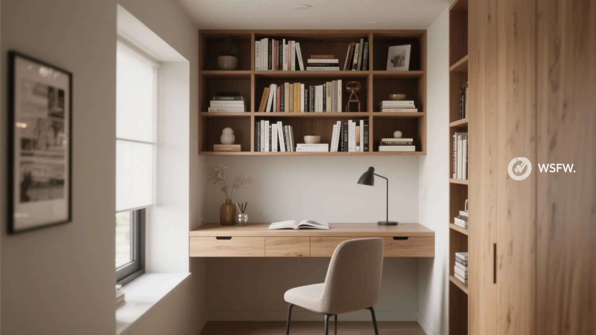 Integrated Bookshelves