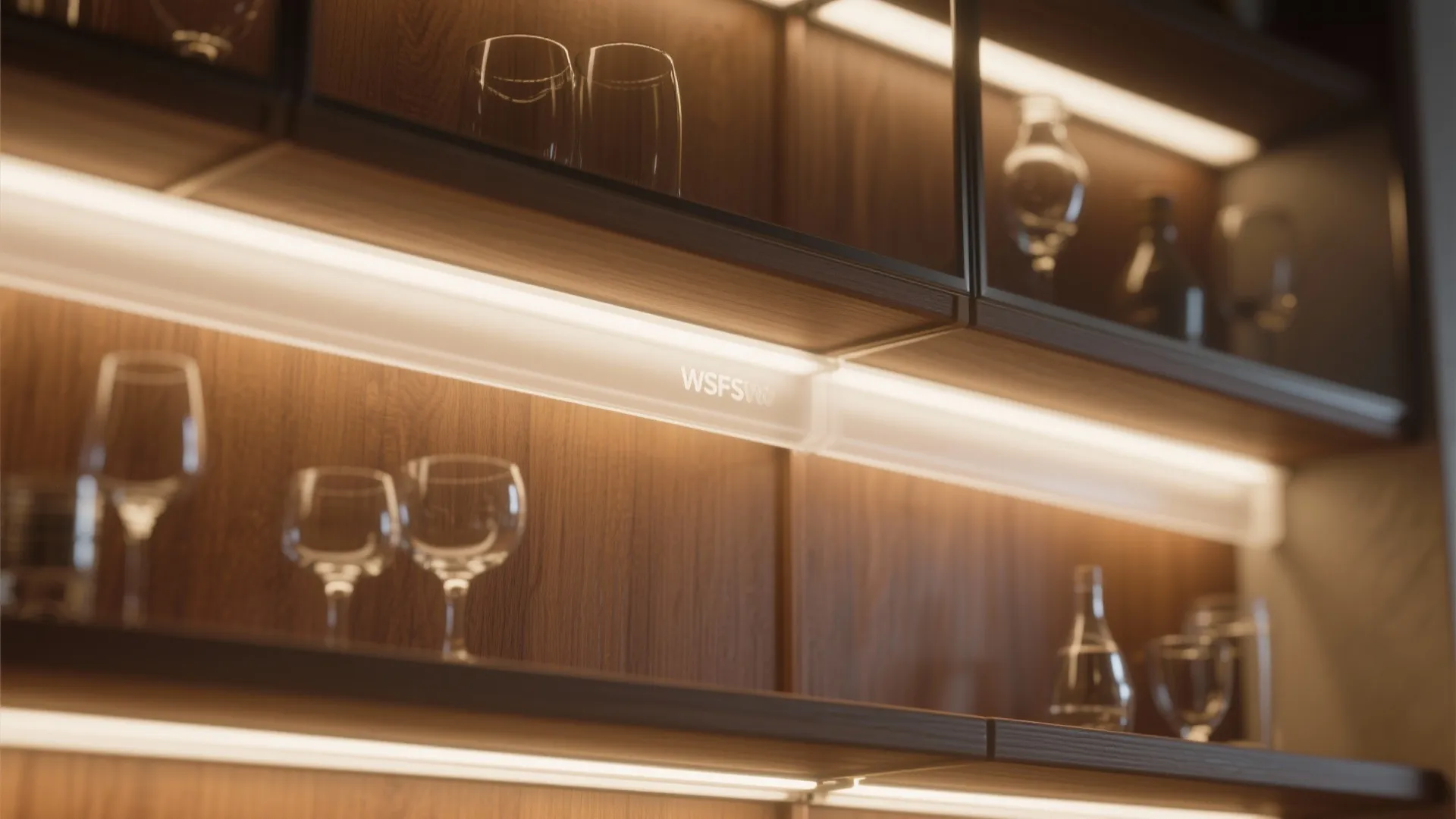 H2: Integrated Cabinet Lighting and Hidden Strips