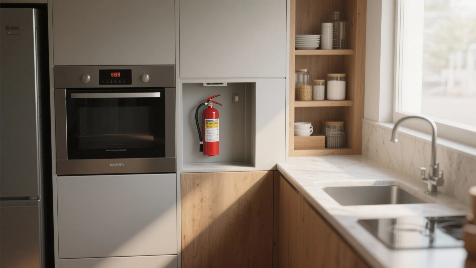 3. Integrated appliance compartment