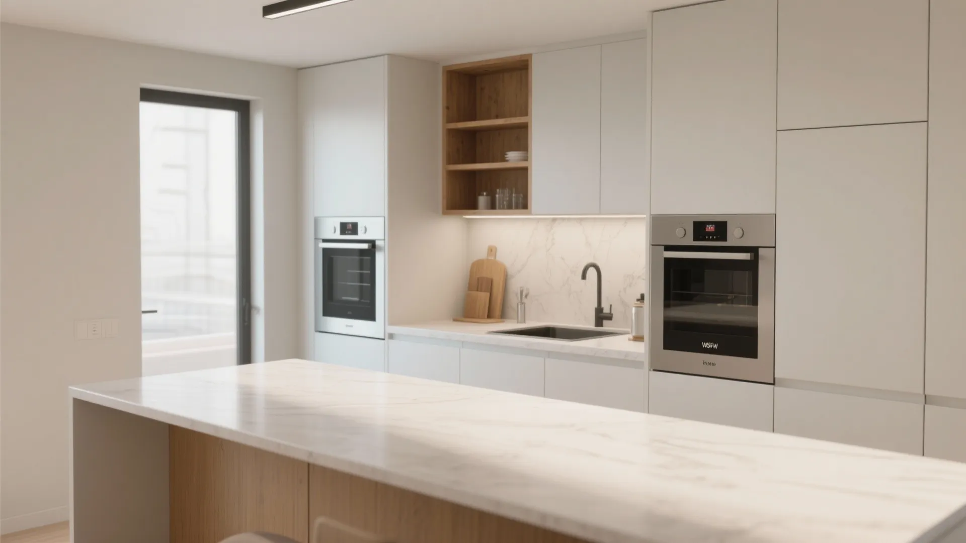 3. Integrated Appliances and Continuous Counterline