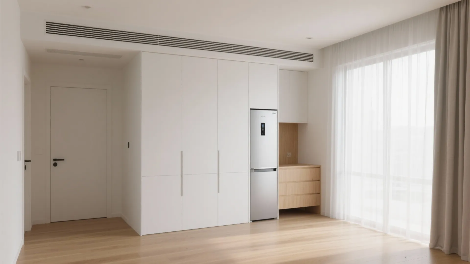 Minimalist Integrated Cooler Cabinet