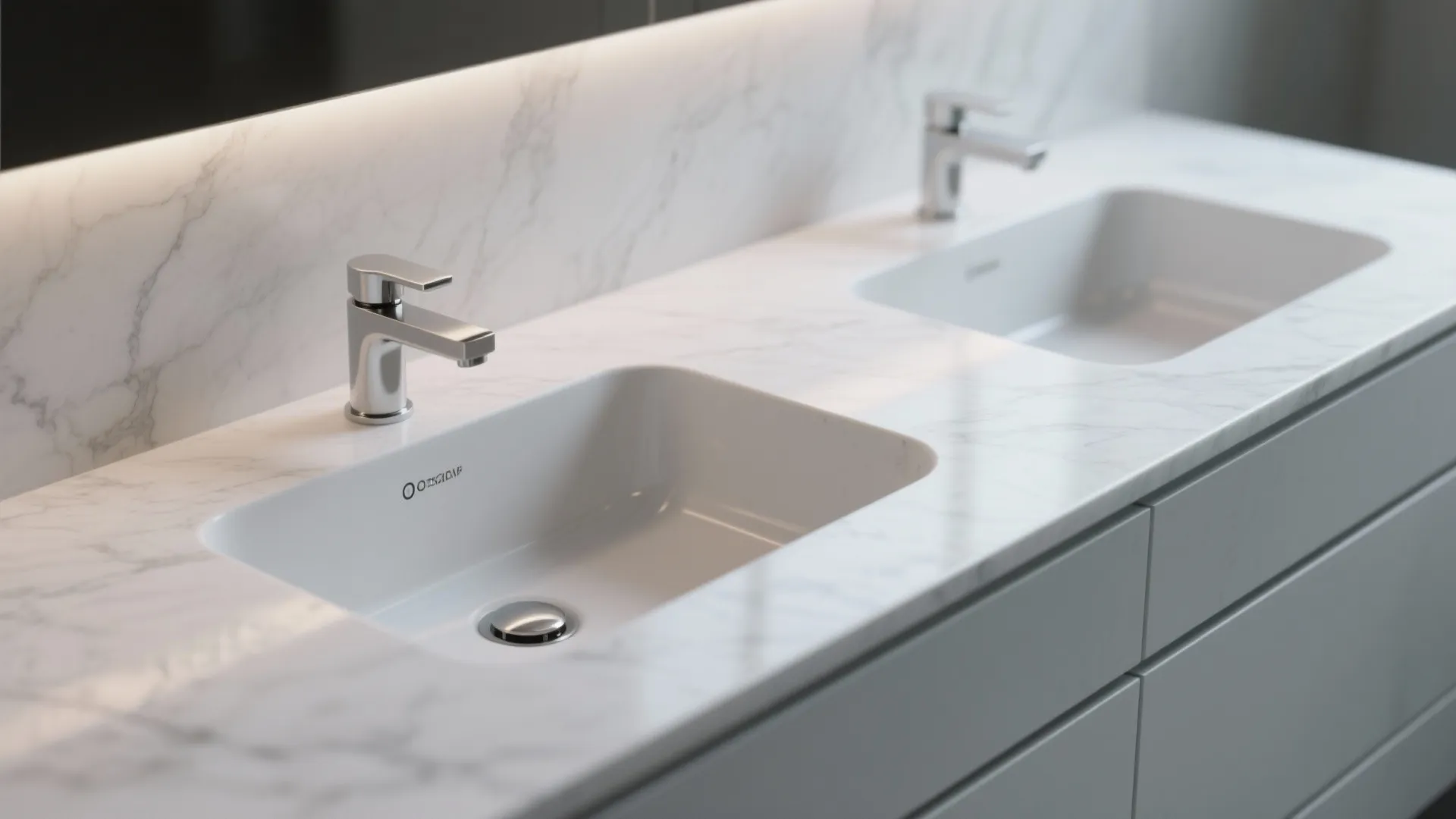 2. Integrated Countertop and Basin