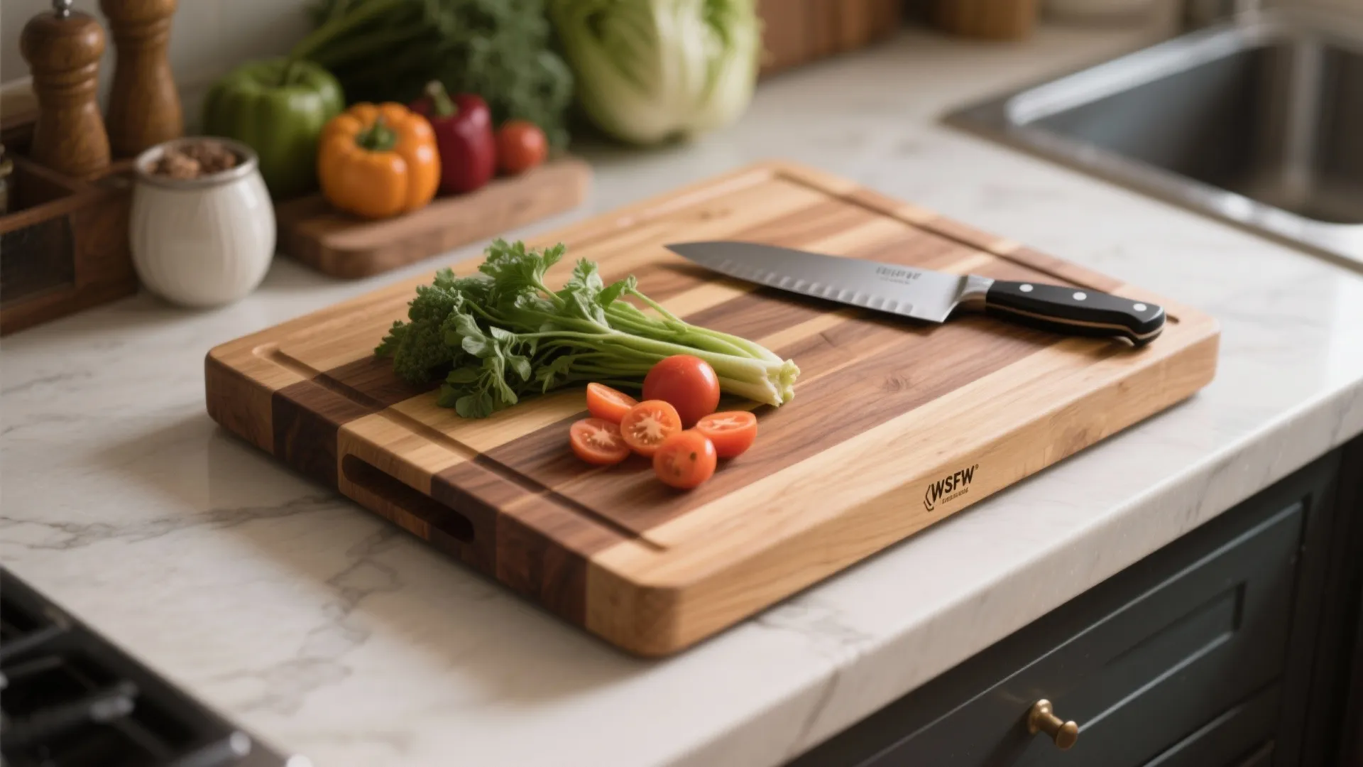 8. Integrated Cutting Boards