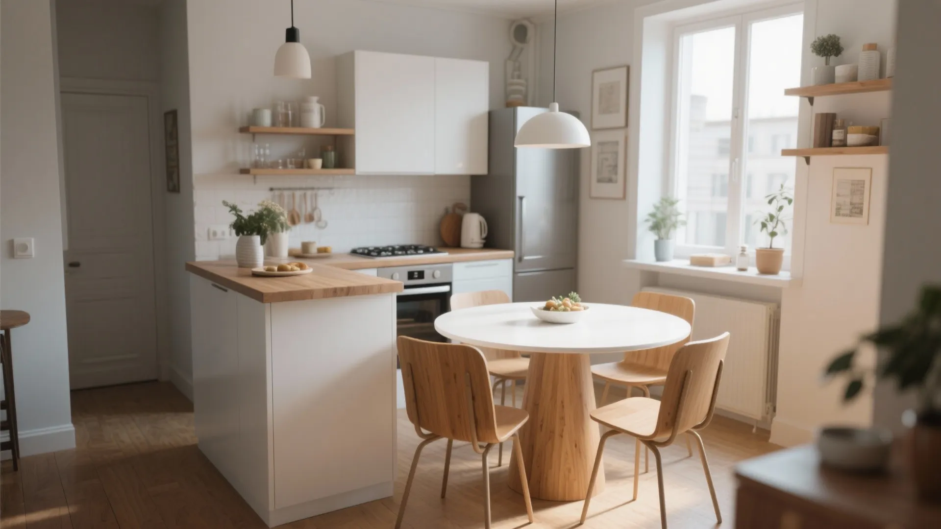 6. Integrated Dining Table