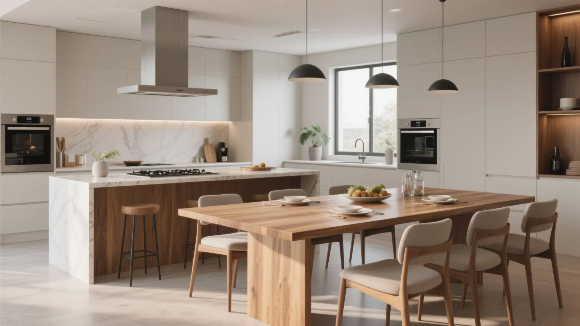 5. Integrated Dining Table