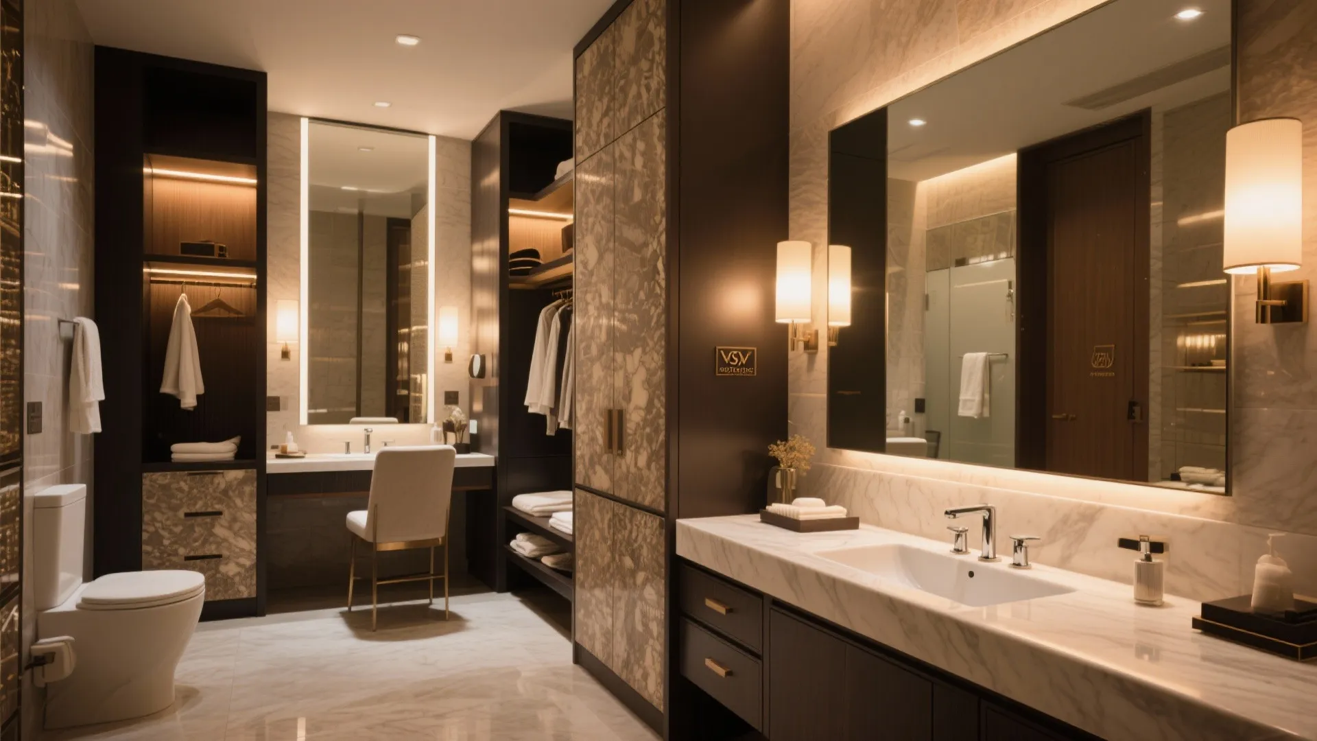 9. Integrated Dressing Area