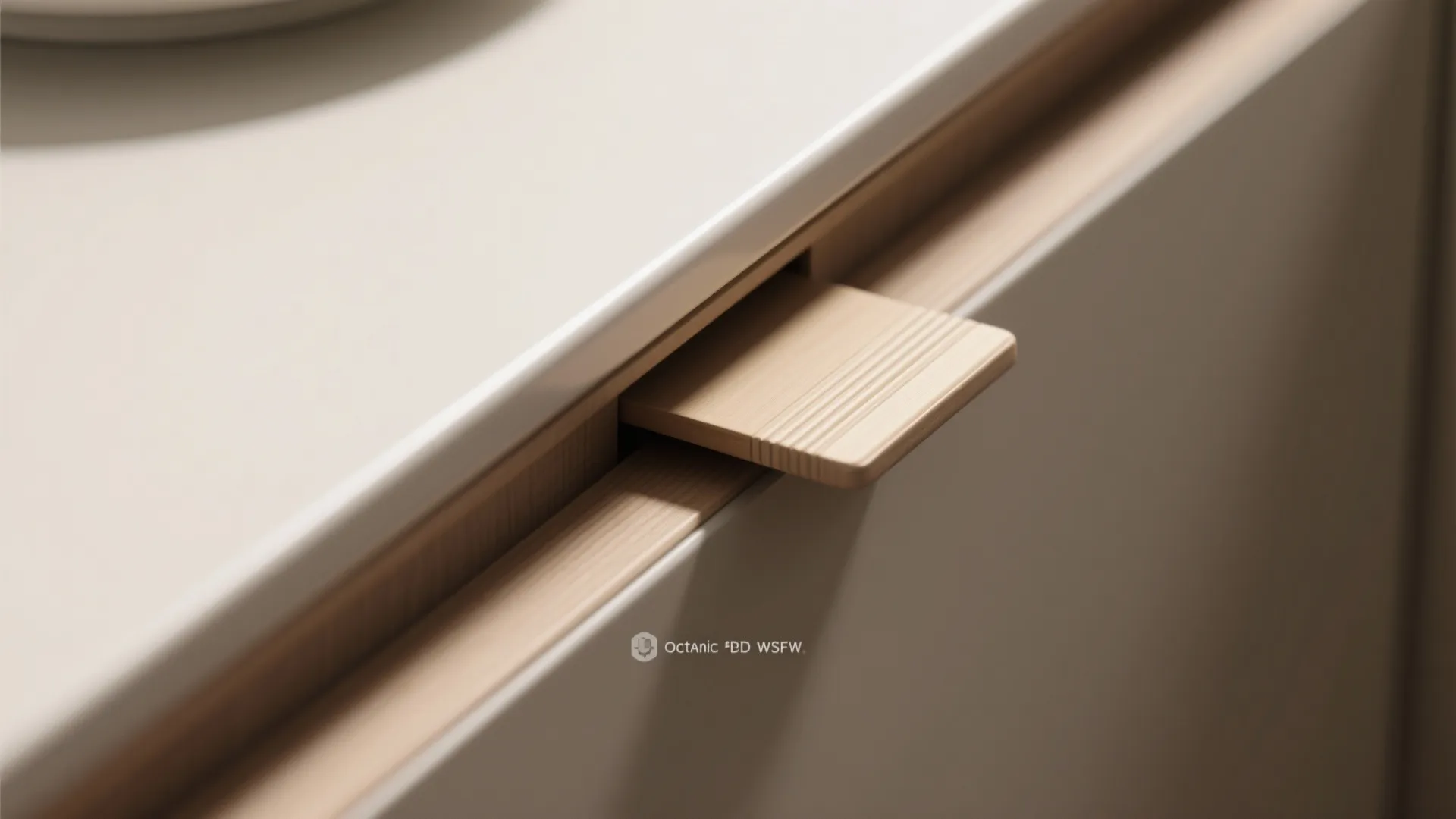 2. Integrated or recessed finger pulls for minimalism