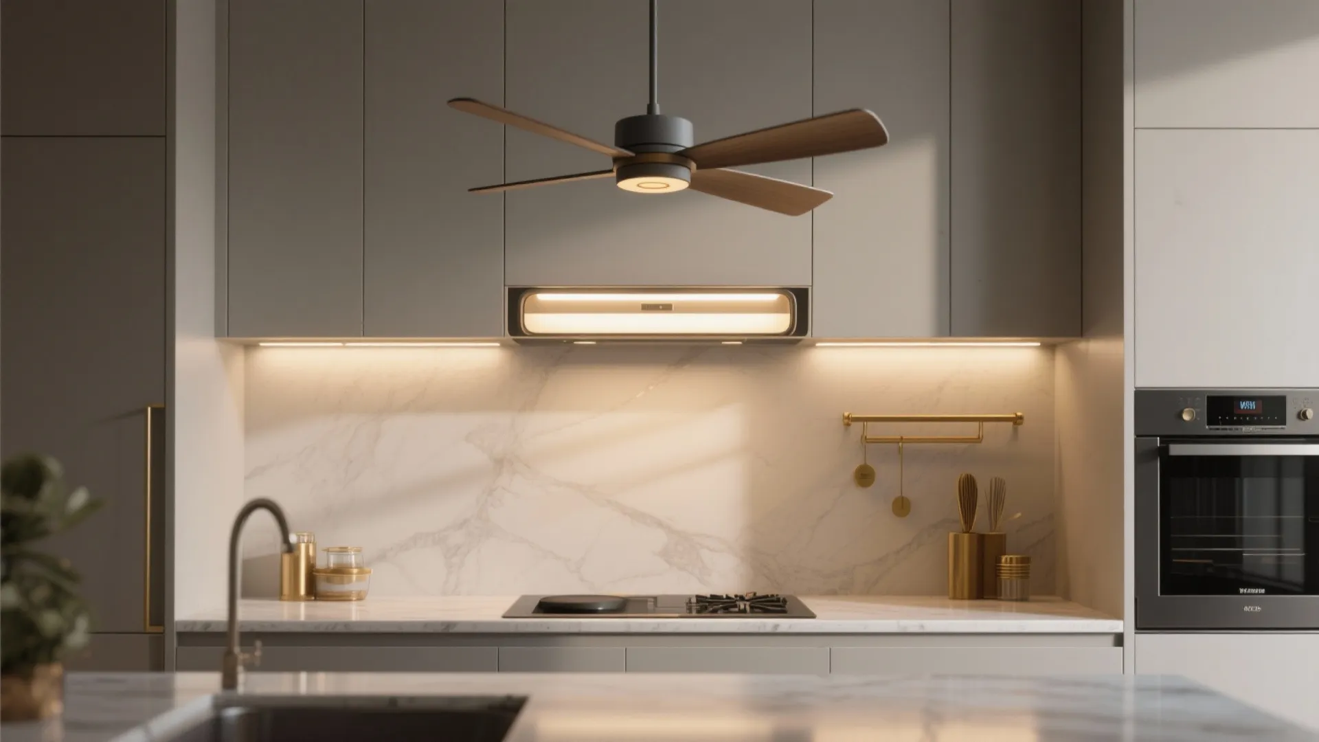 2. Integrated light-and-fan combos for multi-function