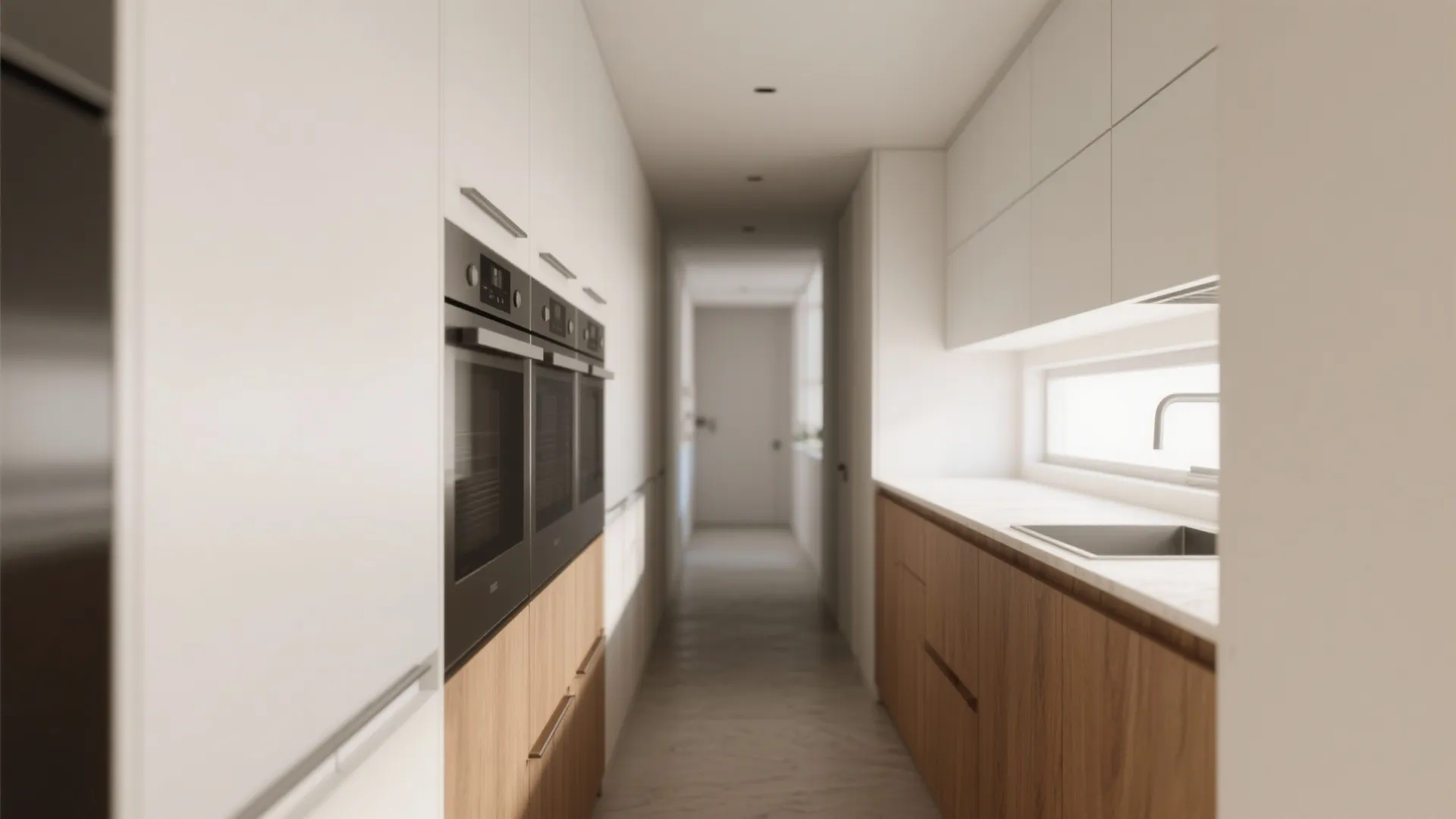 2. Integrated and recessed handles