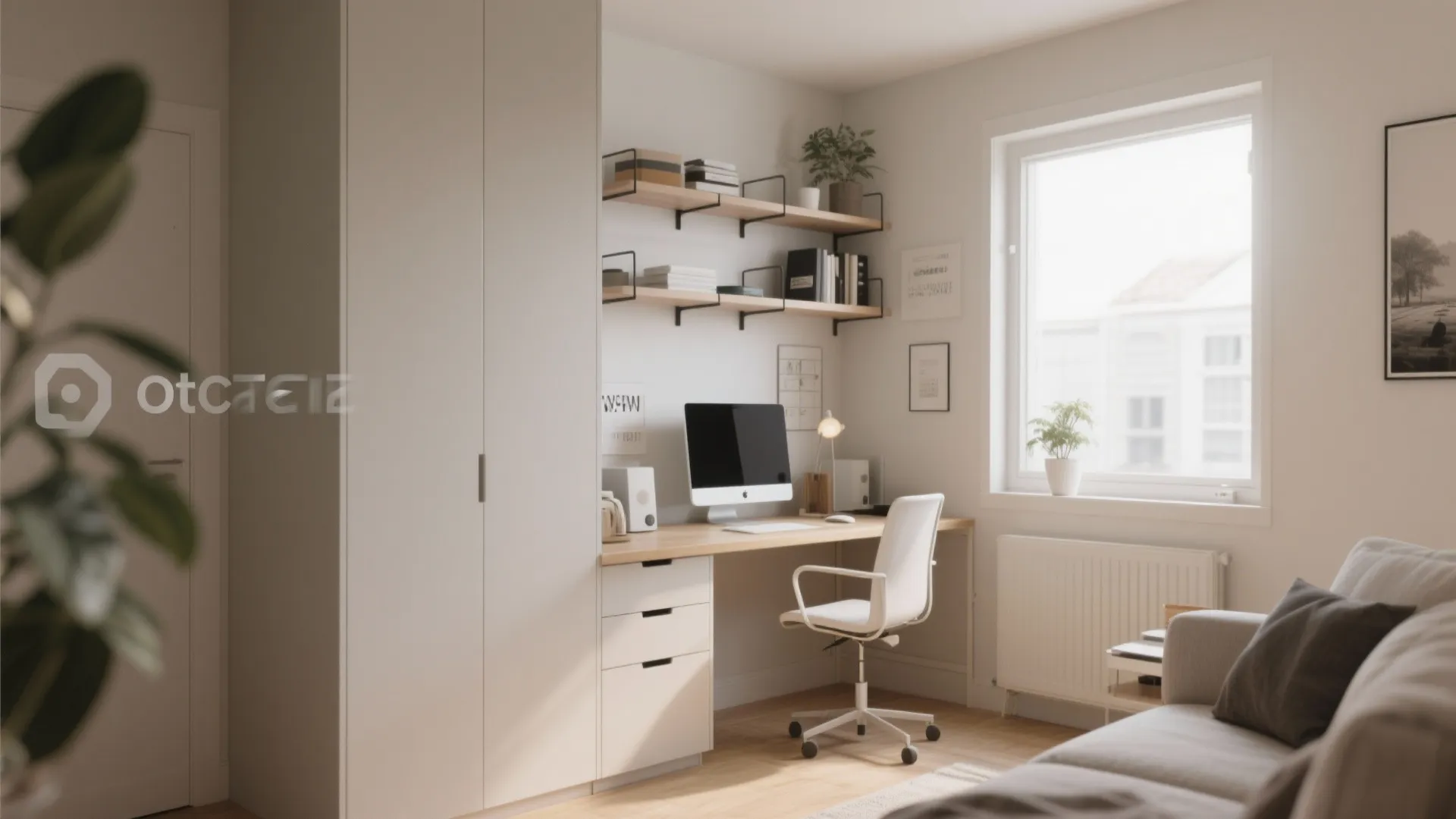 Integrated Work-from-Home Corners