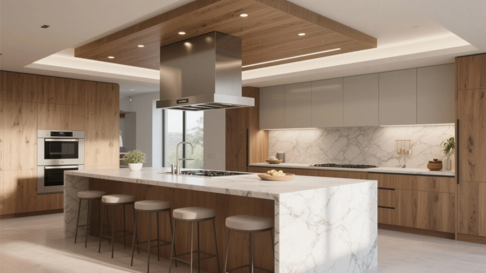 6. Integrated Island Hood