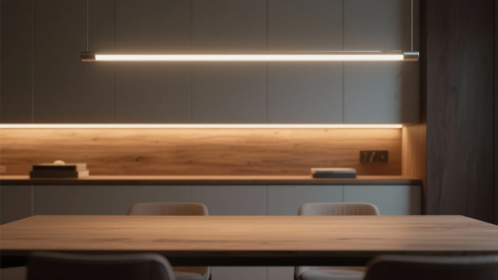 5. Integrated LED table lighting for ultra-modern feel