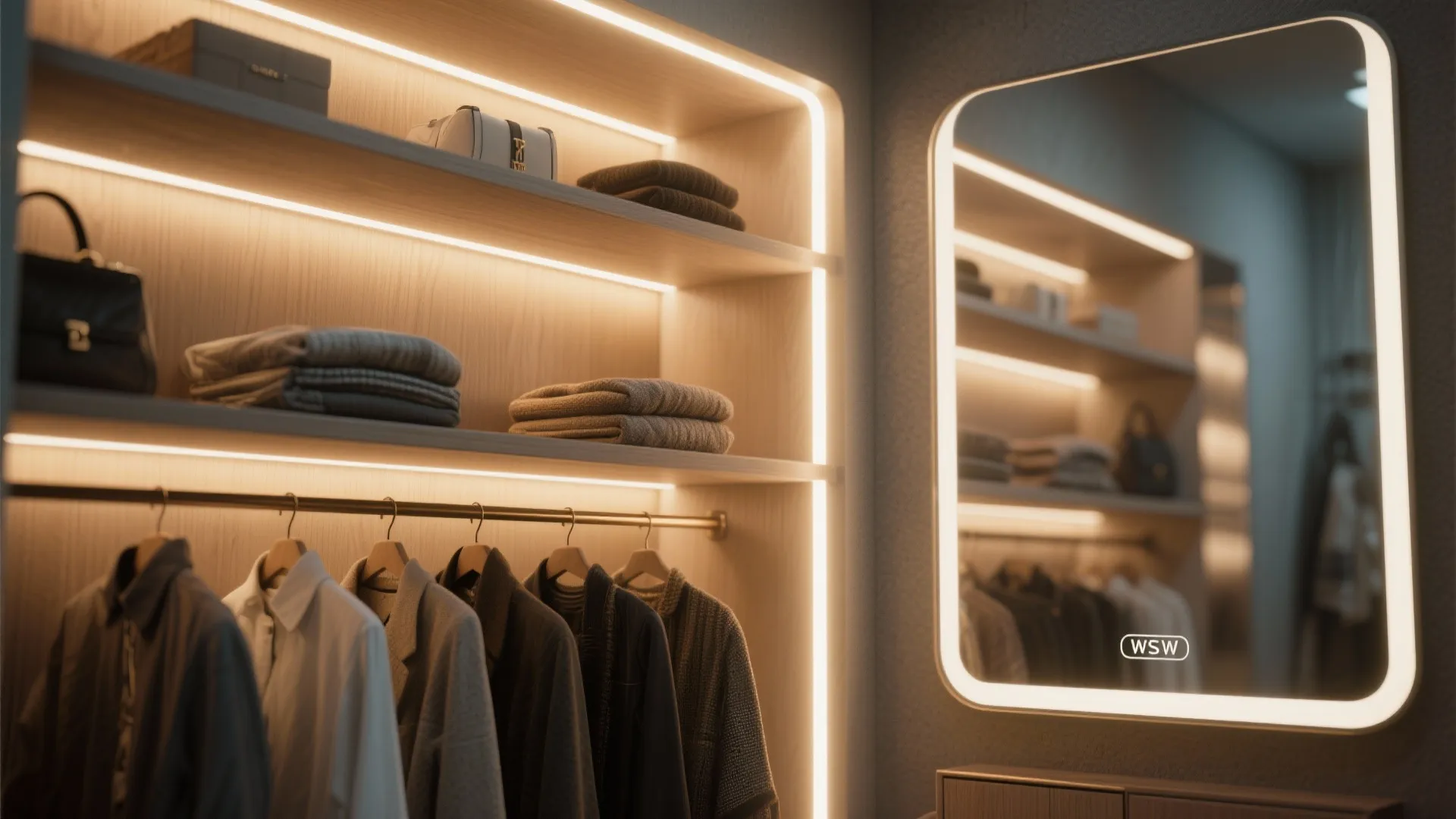 Integrated lighting strips