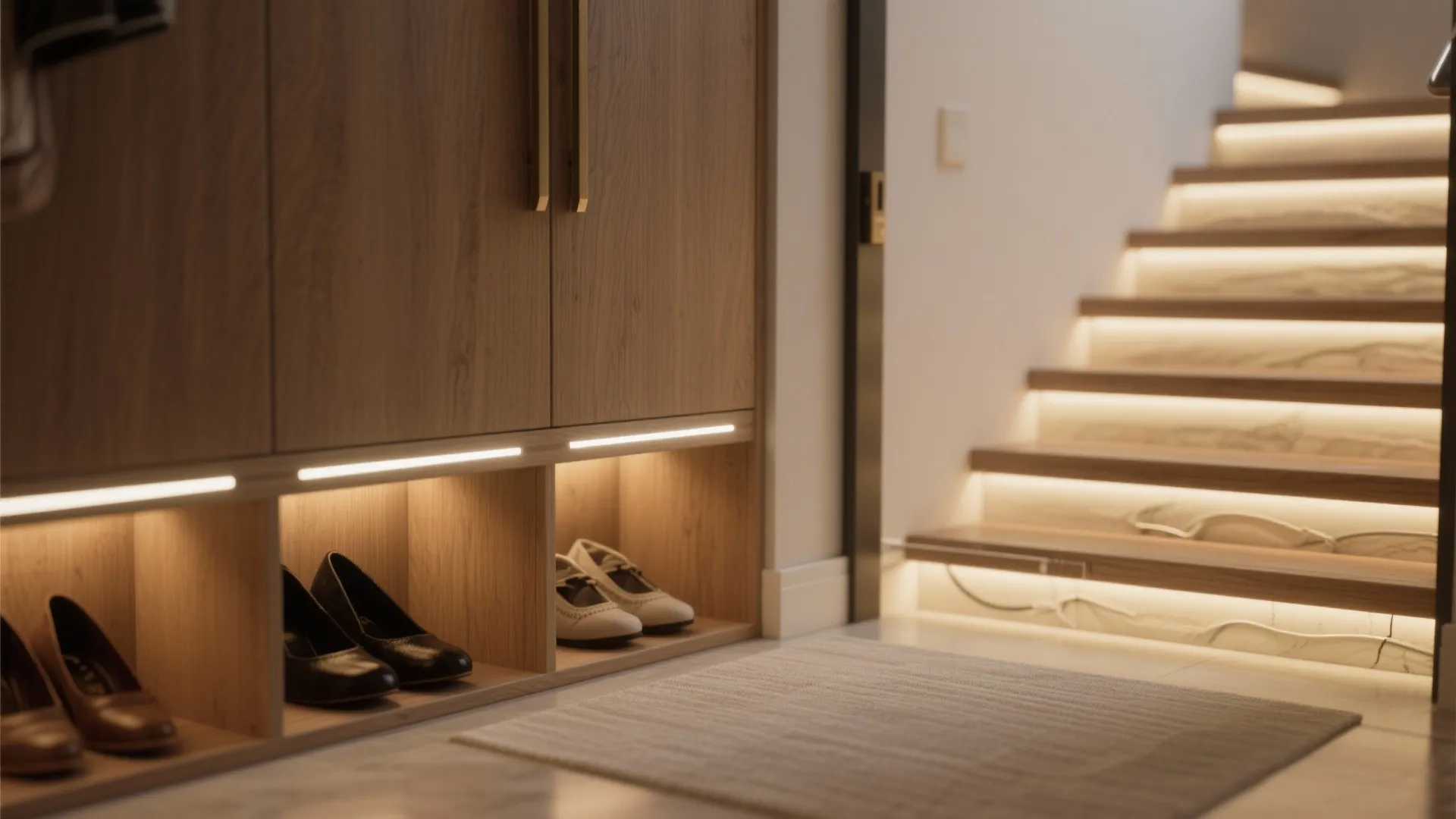 3. Integrated LED in millwork