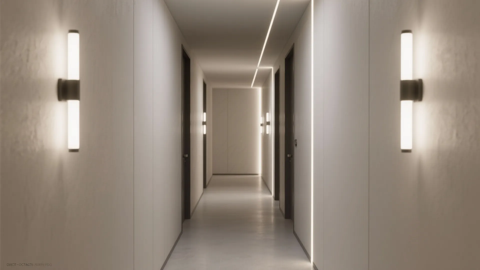 4. Integrated LED Sconces