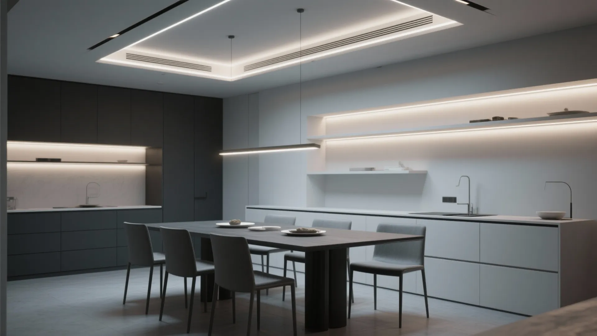 8. Integrated LED Strips