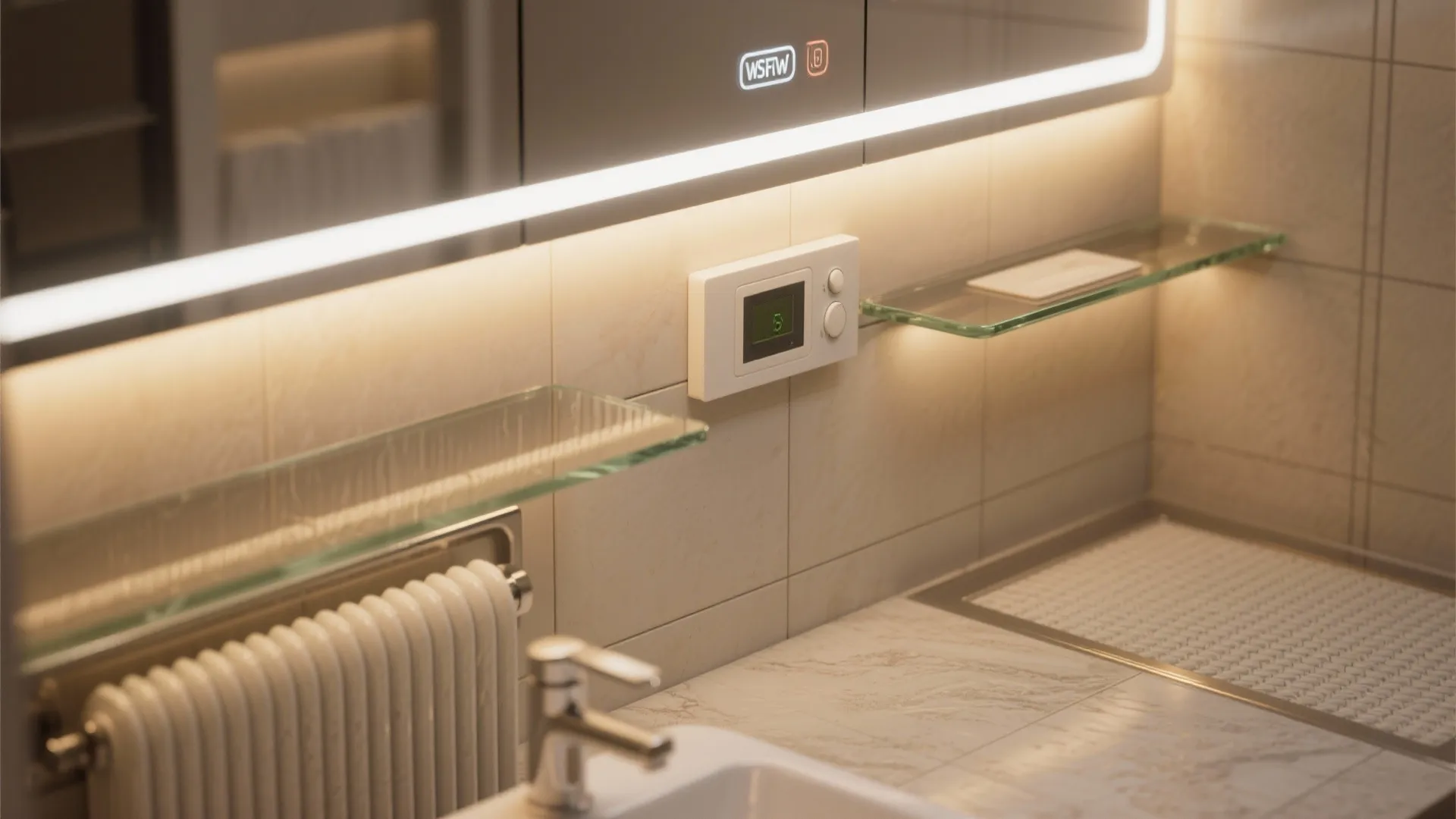 4. Embrace Integrated Lighting and Heated Floors