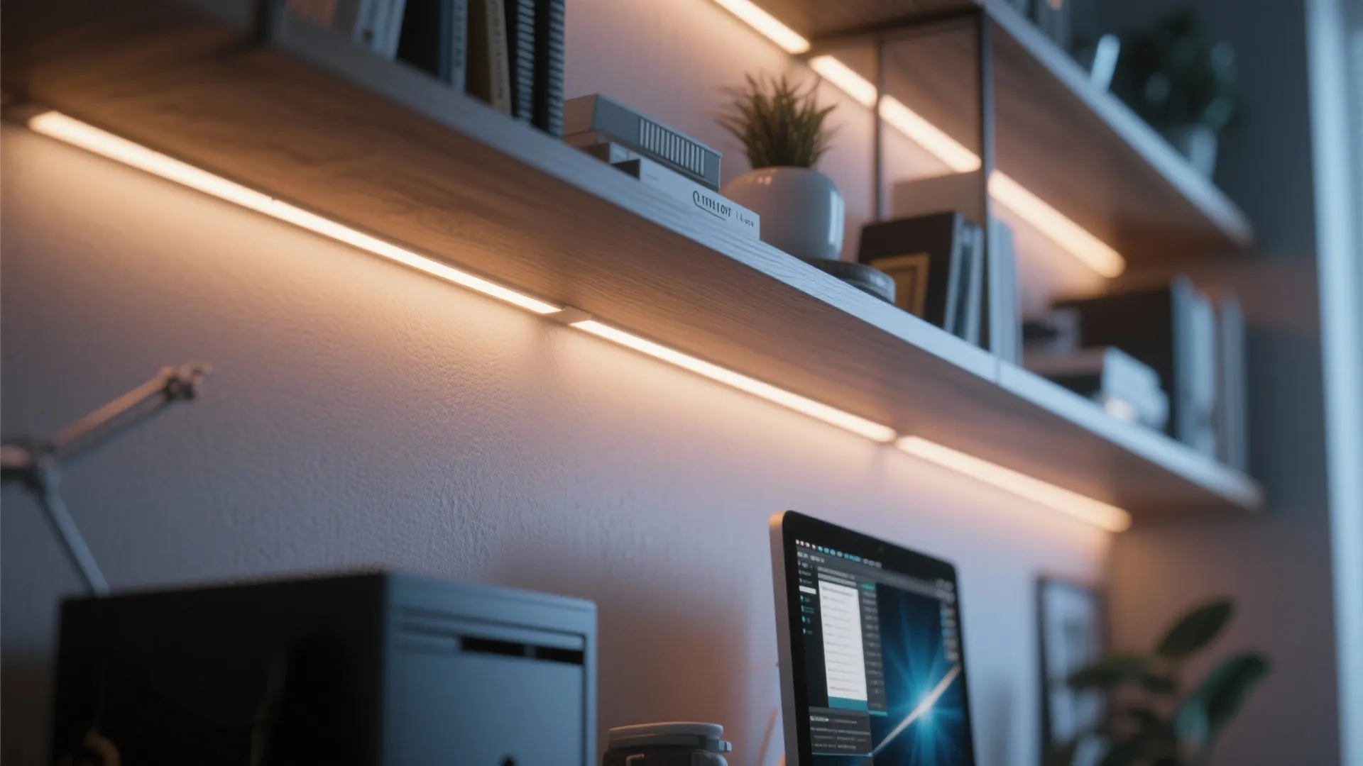 8. Integrated Lighting Strips