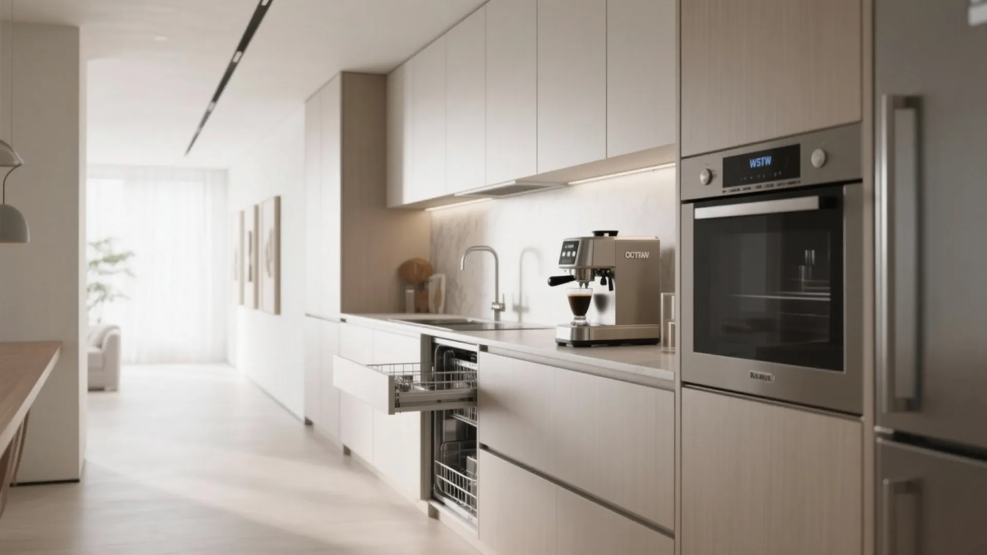 3. Appliance-Integrated Linear Bar