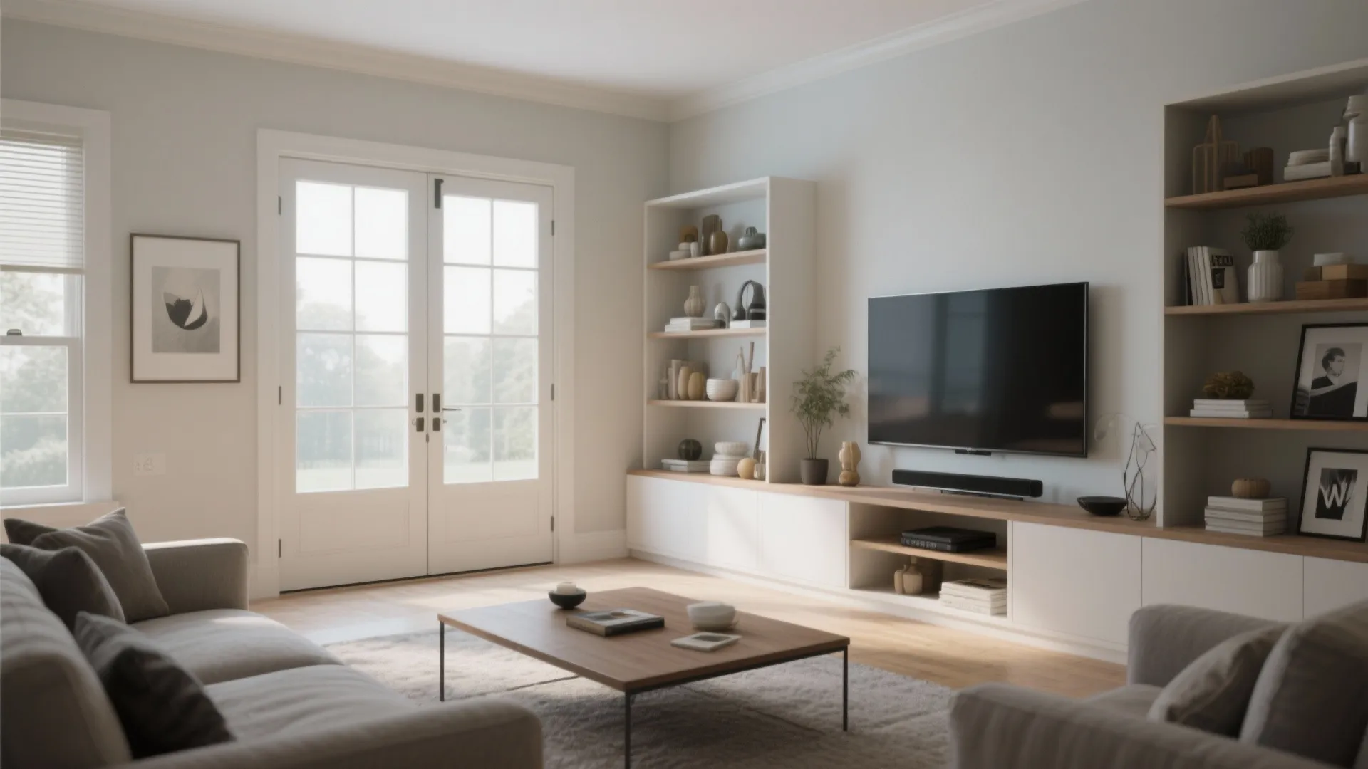 9. Integrated Media Wall