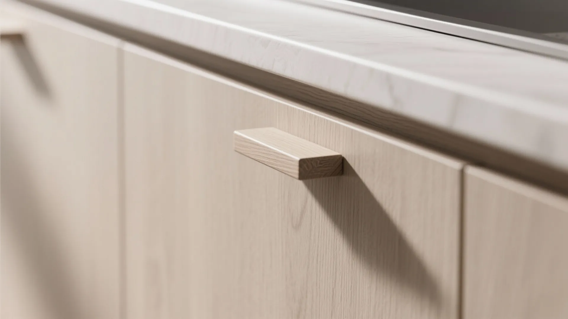 Minimalist kitchen storage for a calm, functional core