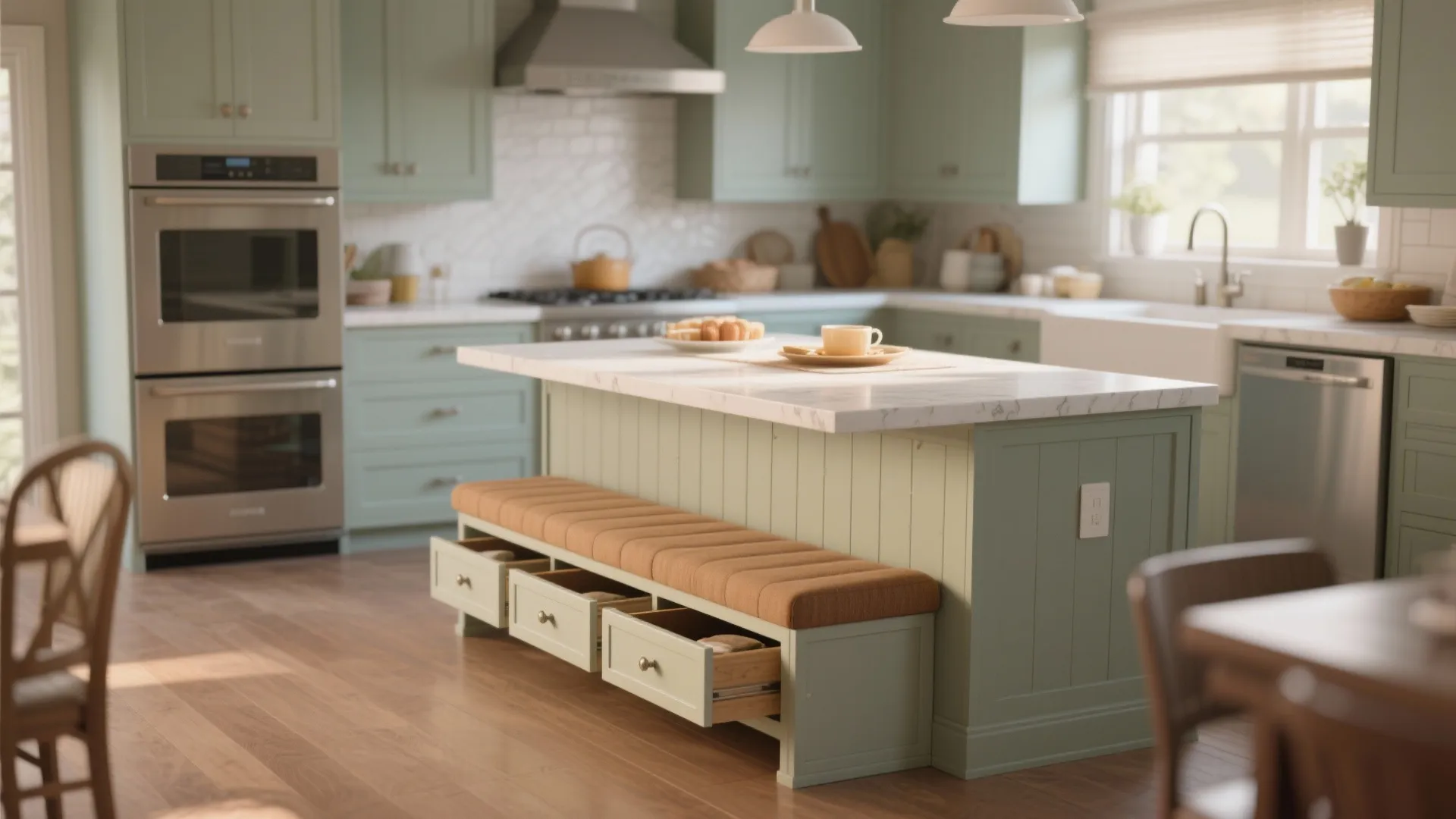 9. Integrated Seating