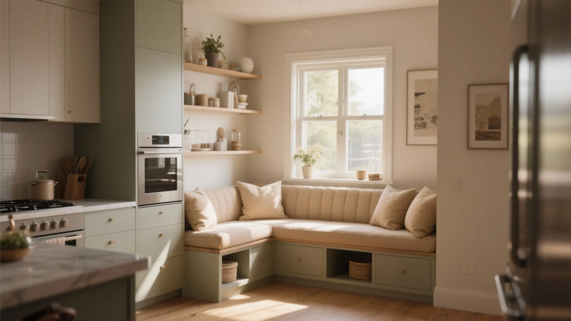 8. Integrated Seating Nooks