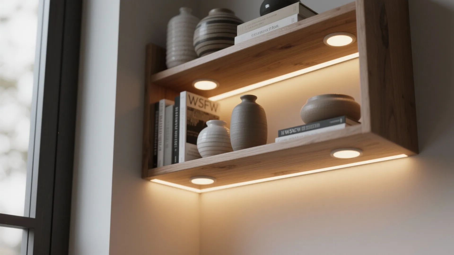 4. Integrated Shelf Light
