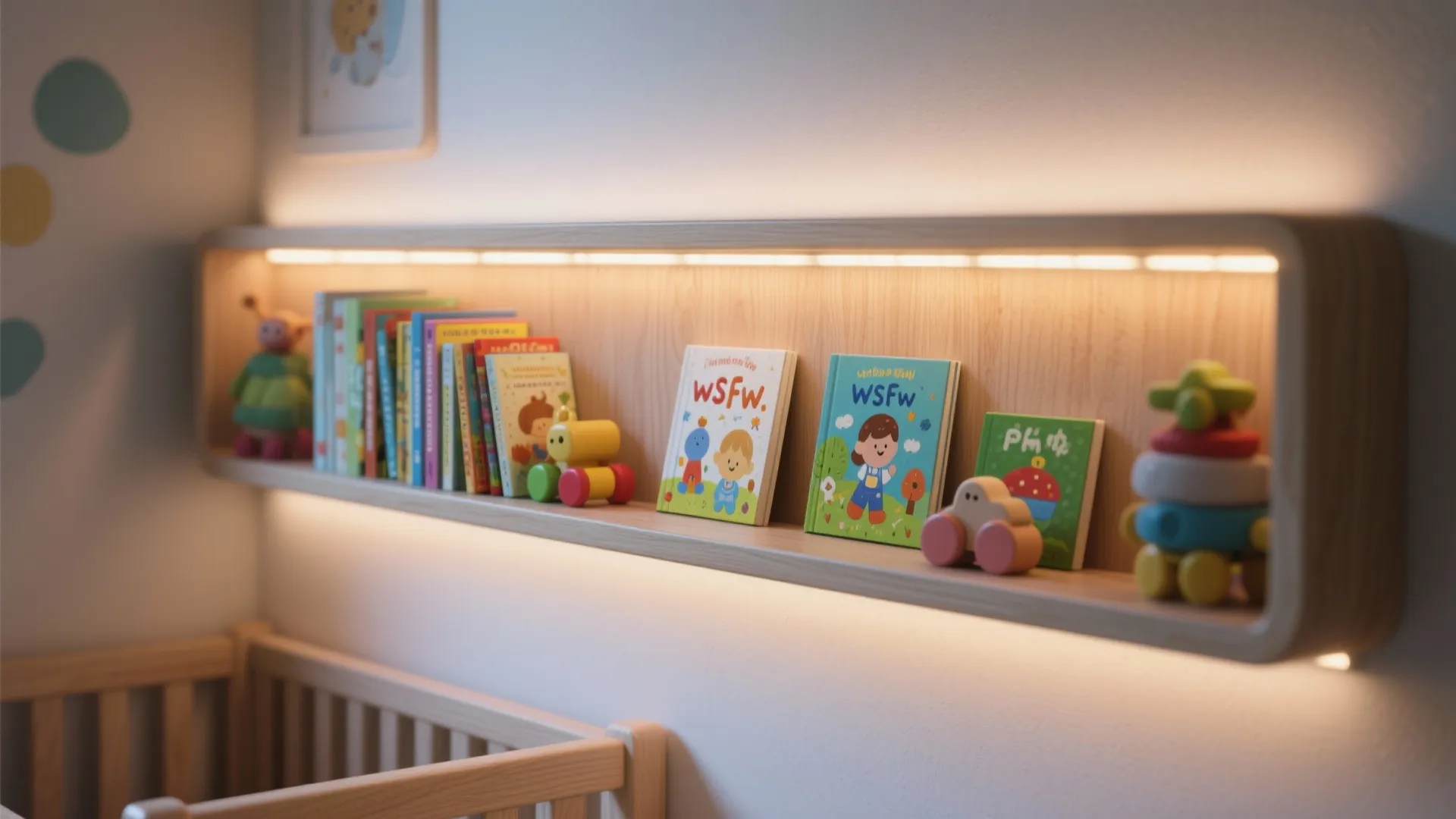 4. Integrated shelf lights