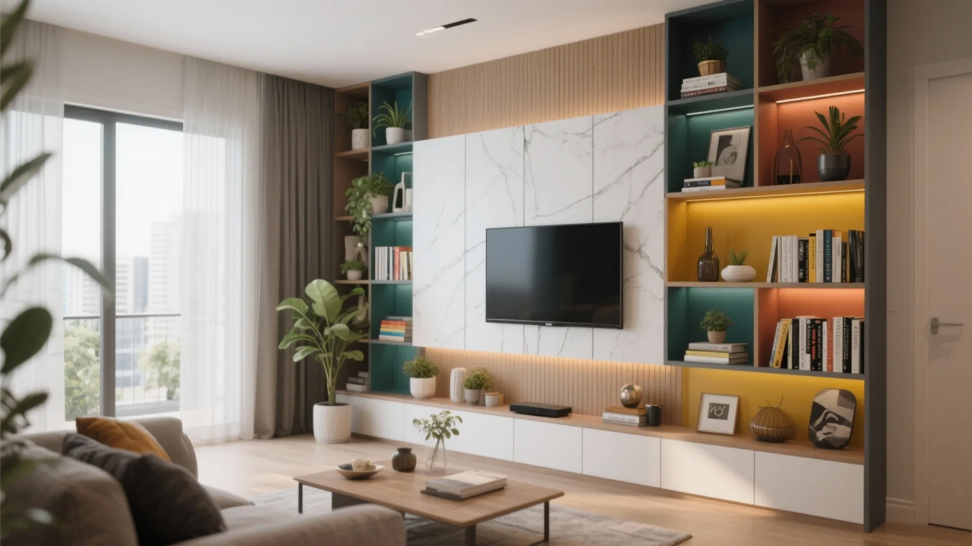 Integrated Shelving Units