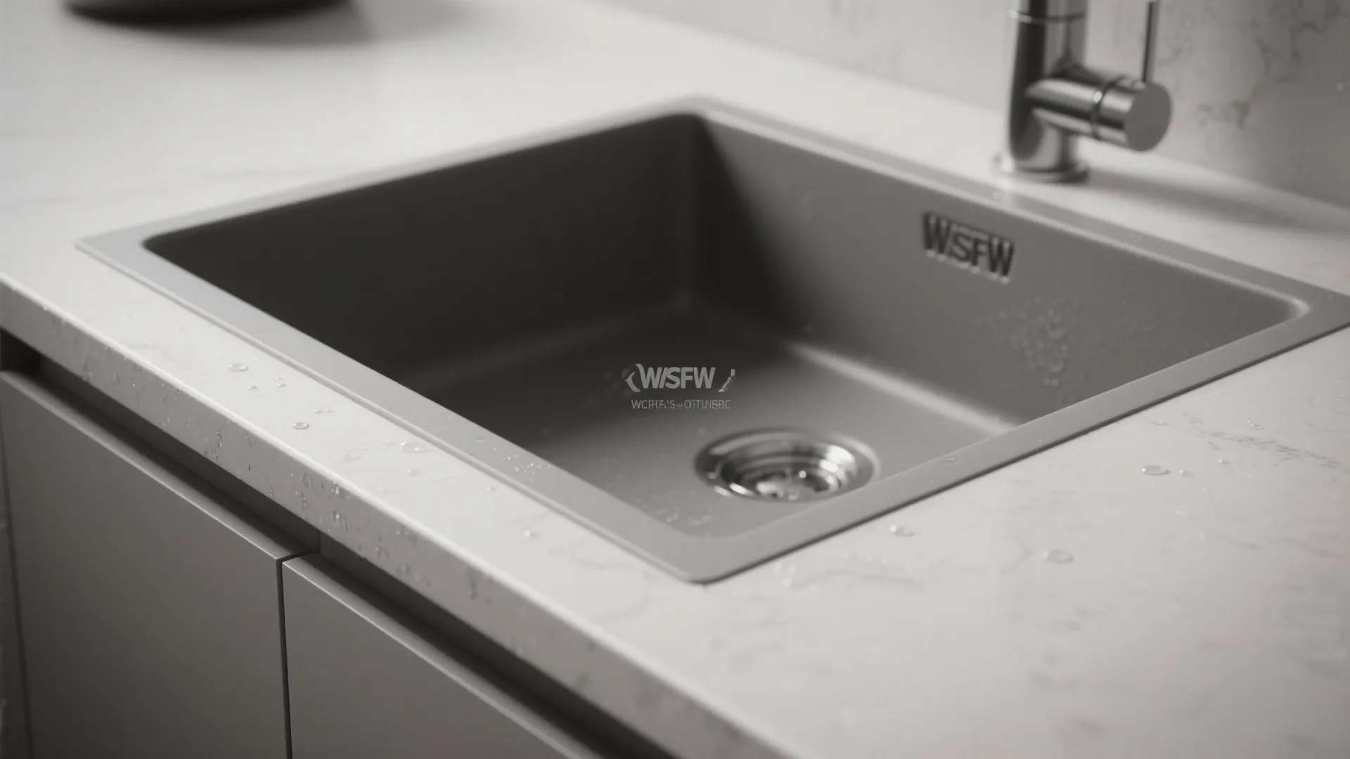 3. Integrate the sink with the countertop