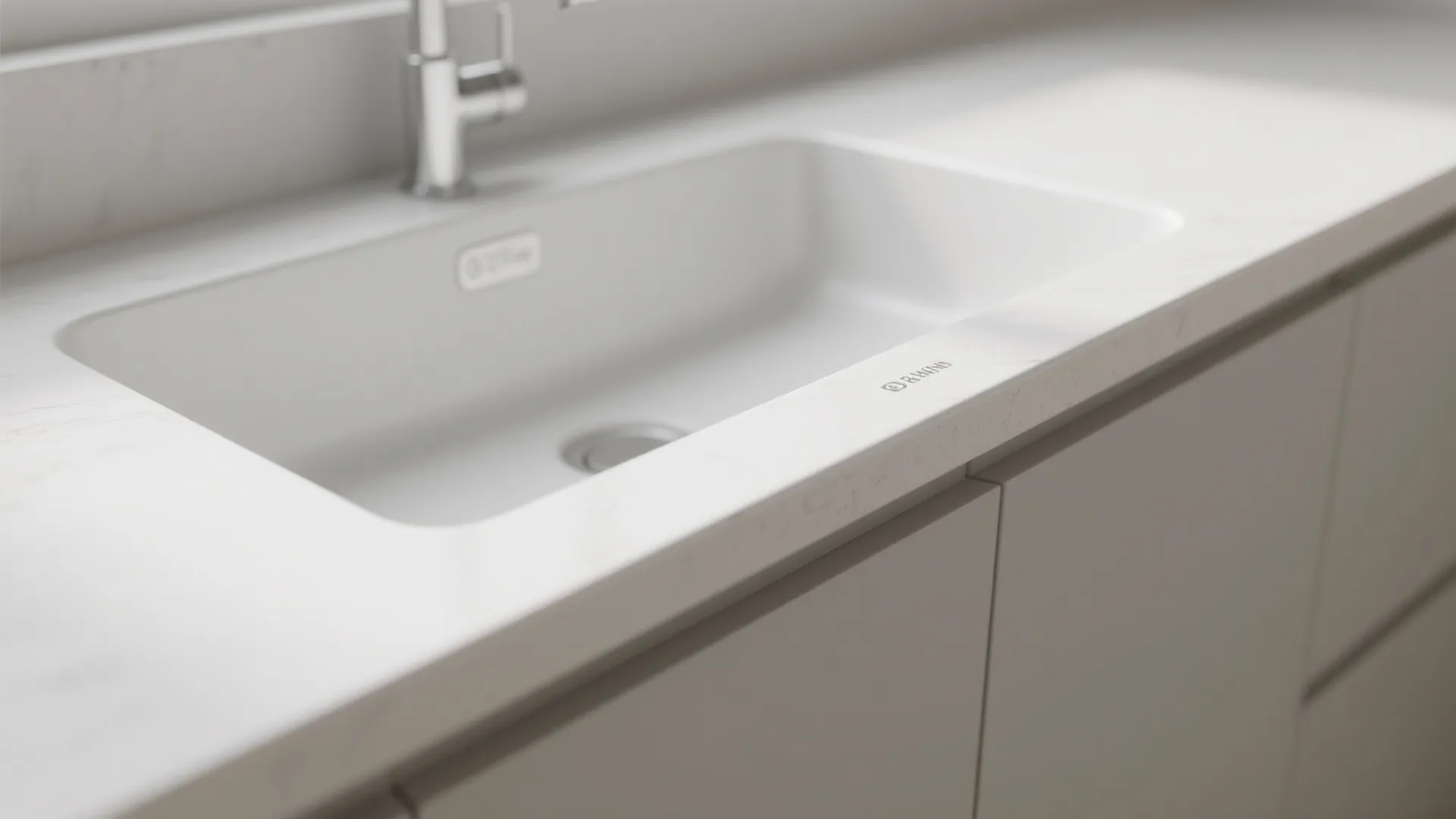 2. Choose integrated sink tops to maximize counter area