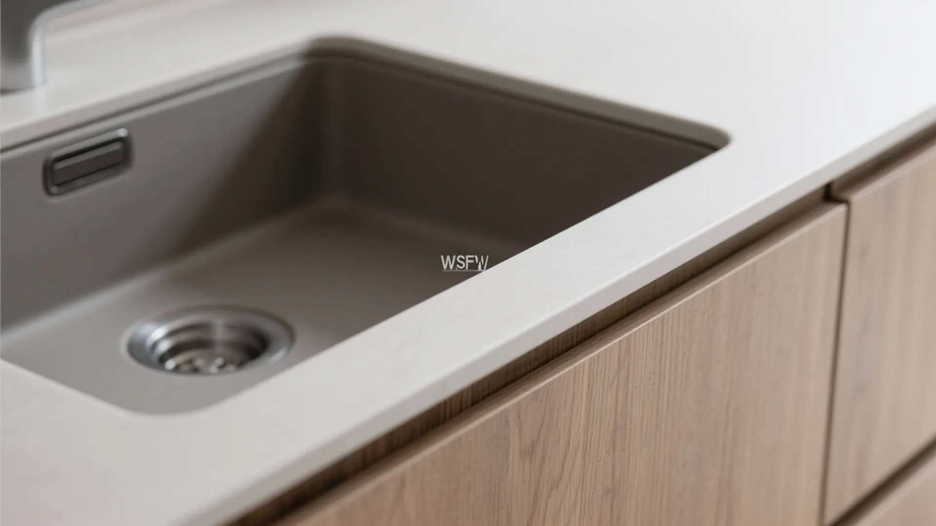 Floating Vanity with Integrated Sink