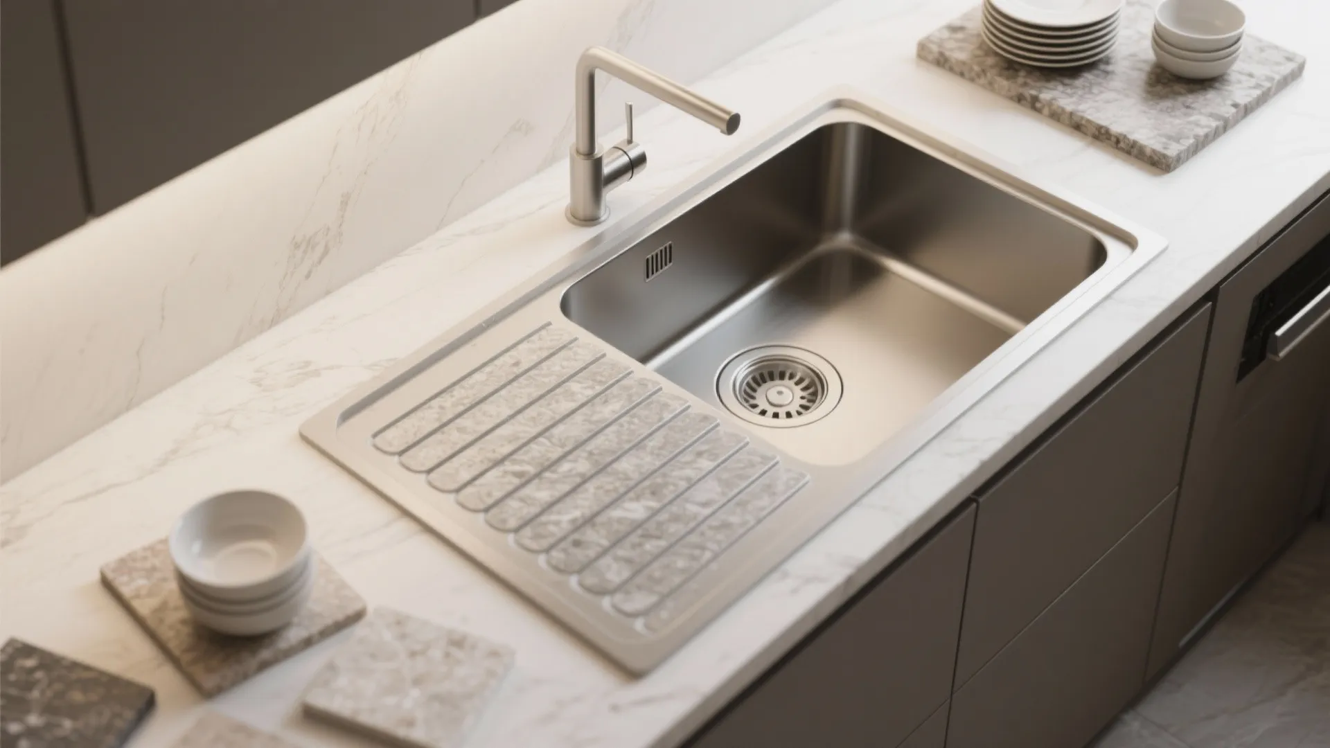 3. Integrated sink-drainer combos