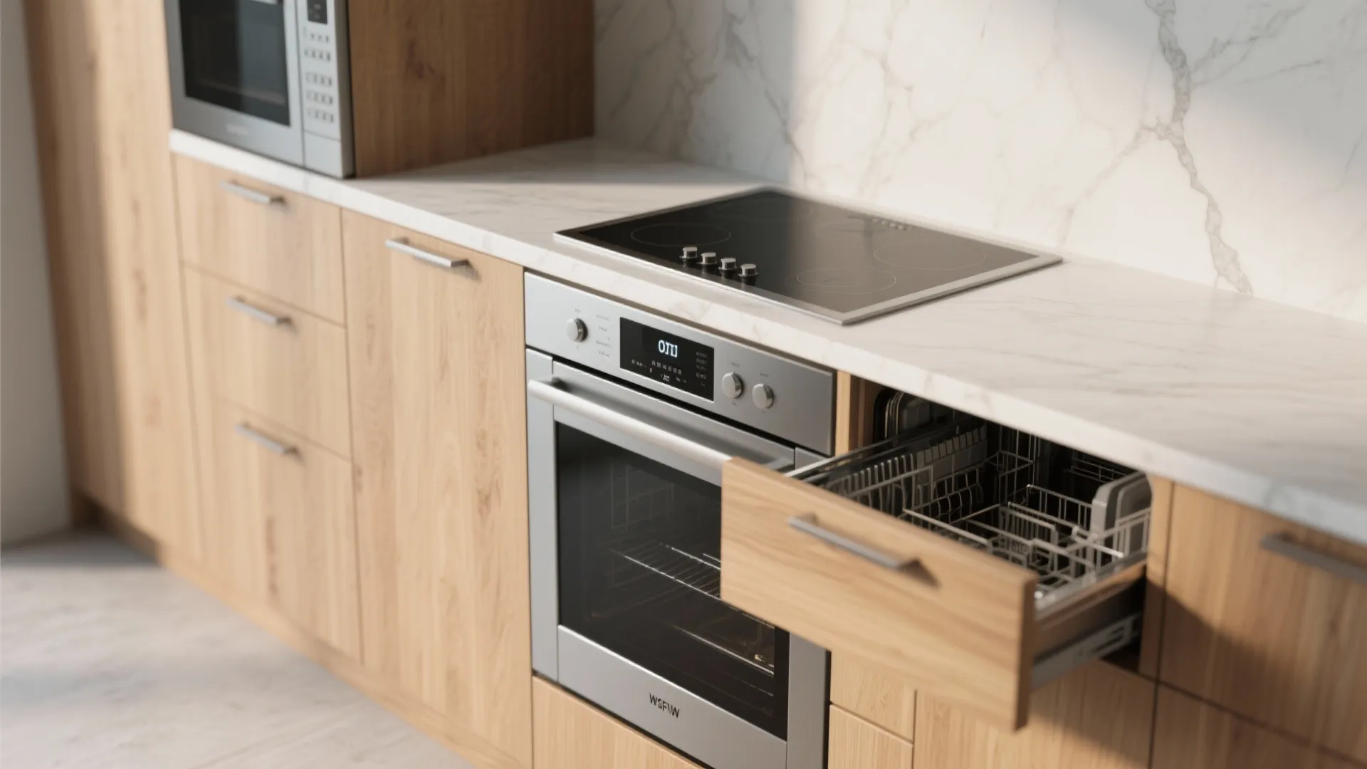 5. Integrated appliances and slimline fixtures