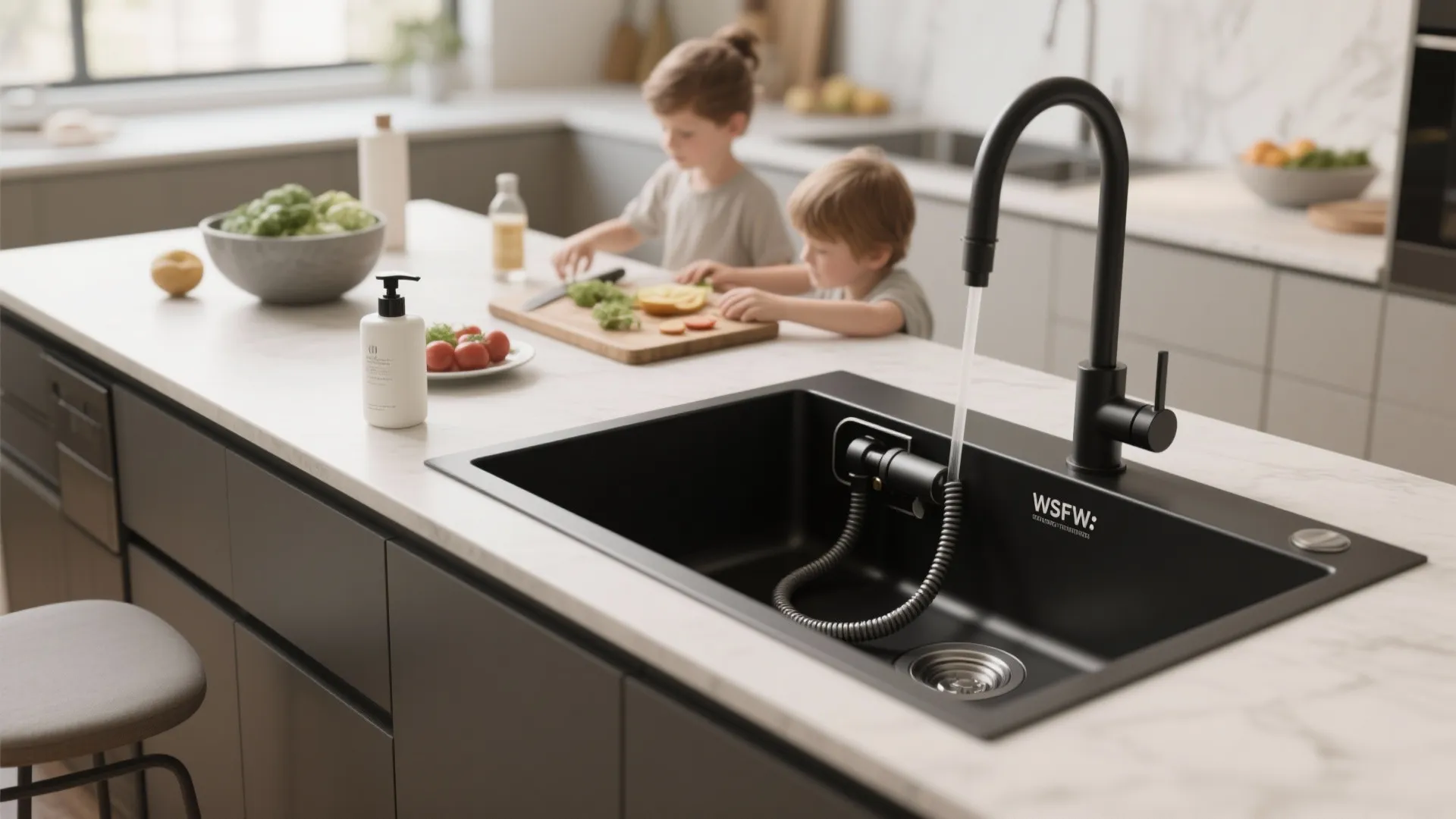 4. Integrated Soap and Spray Combo