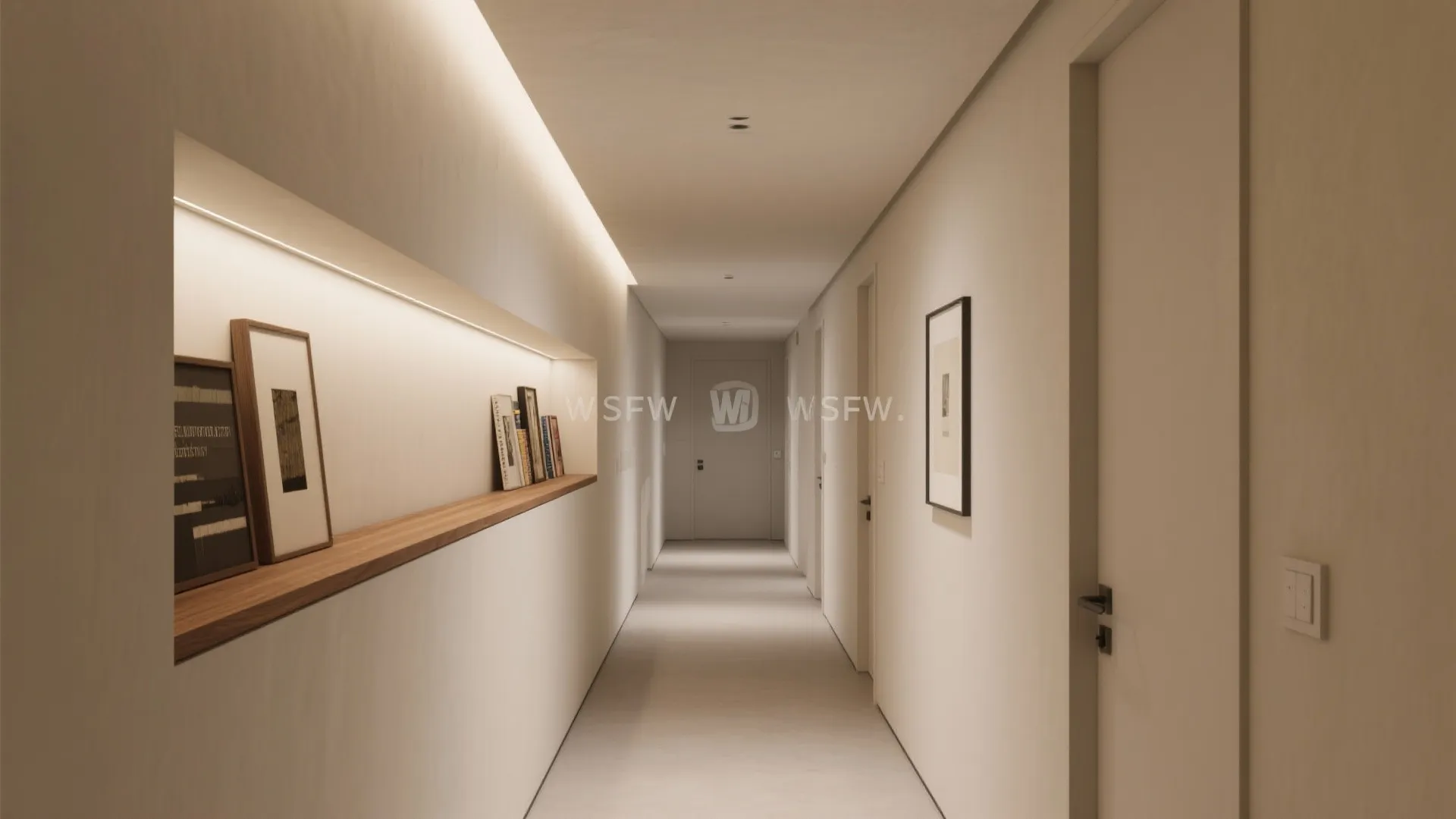 Integrated Soffits and Display Niches