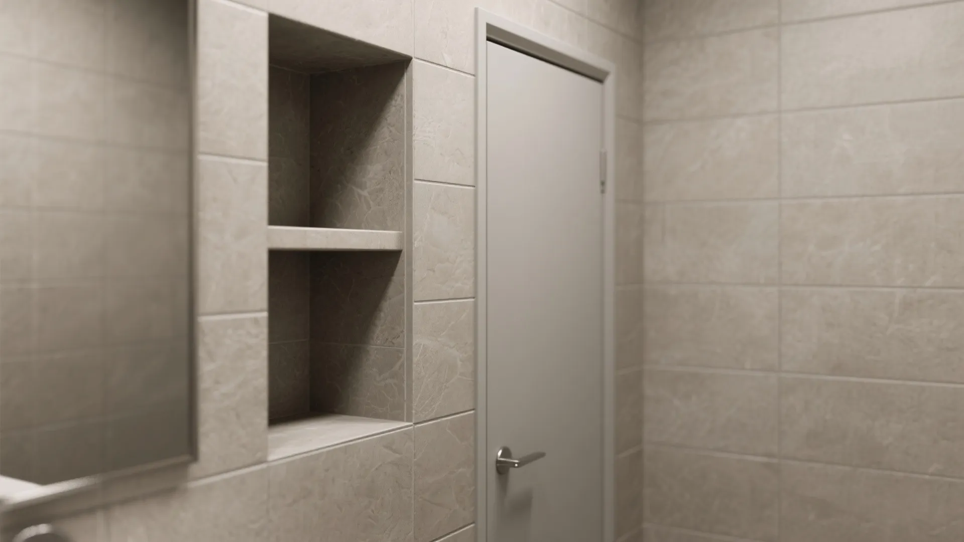 Integrated Storage: Niches, Ledges, and Mirror Cabinets