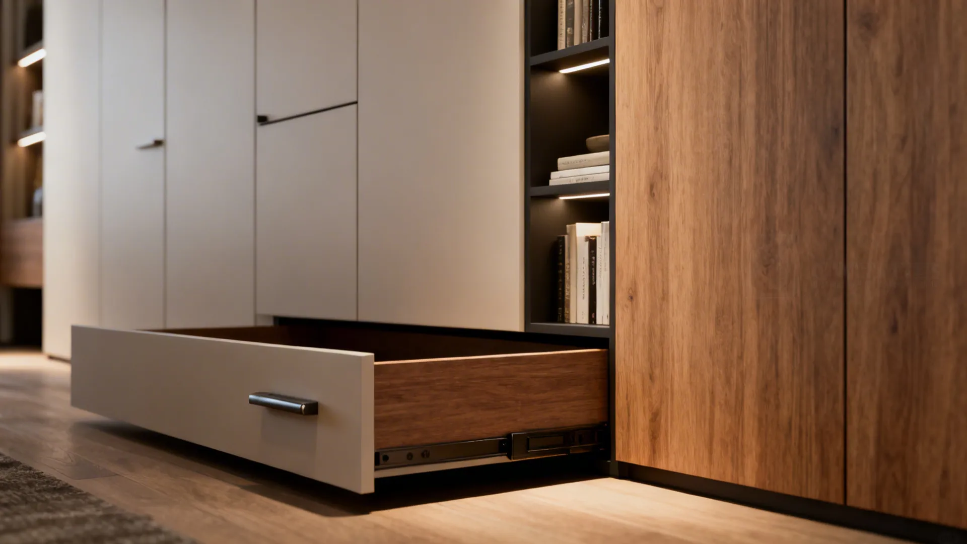4. Integrated storage to reduce clutter