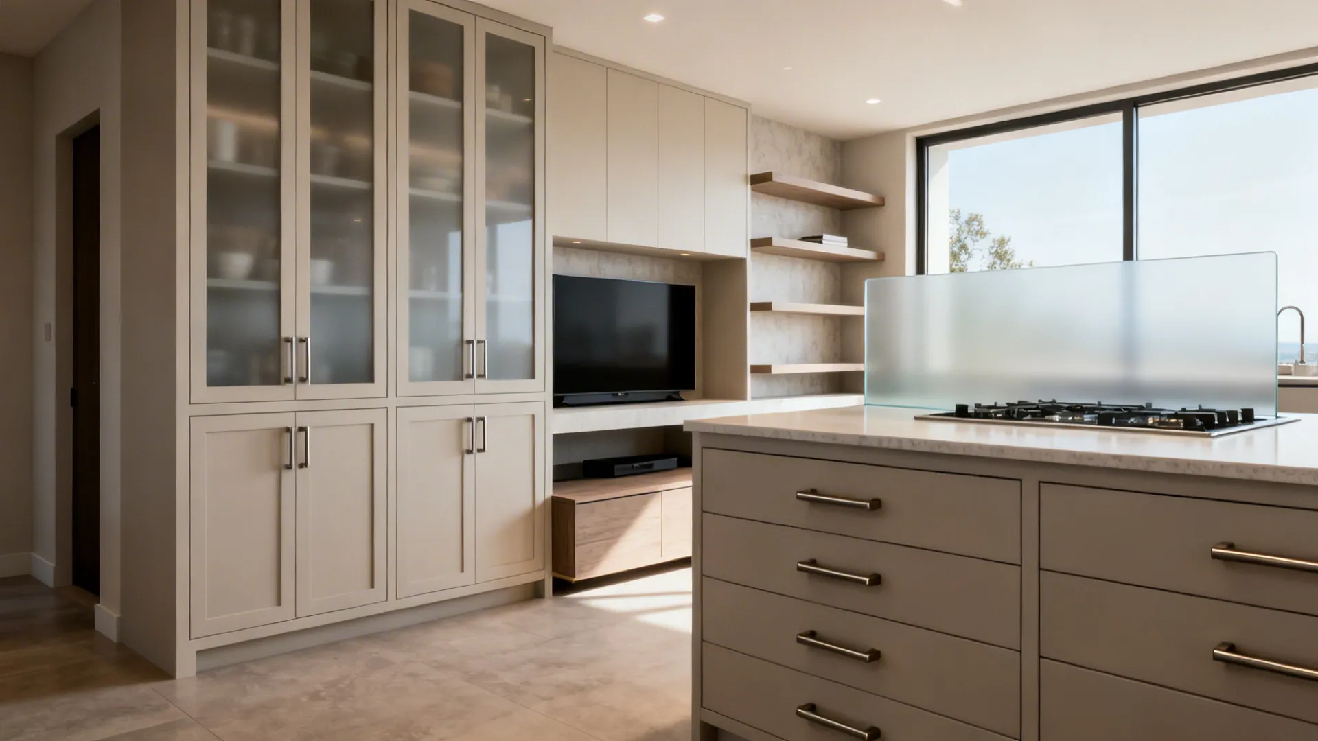 5. Integrated storage and clever sightline management