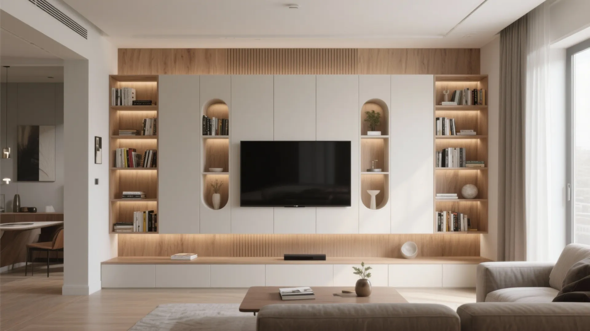 Integrated Storage & Display