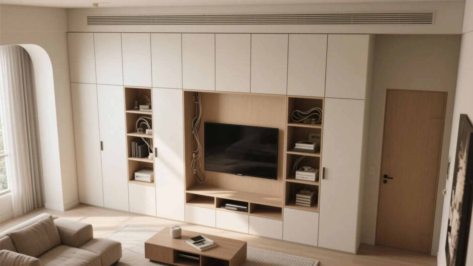 5. Integrated Storage Panels