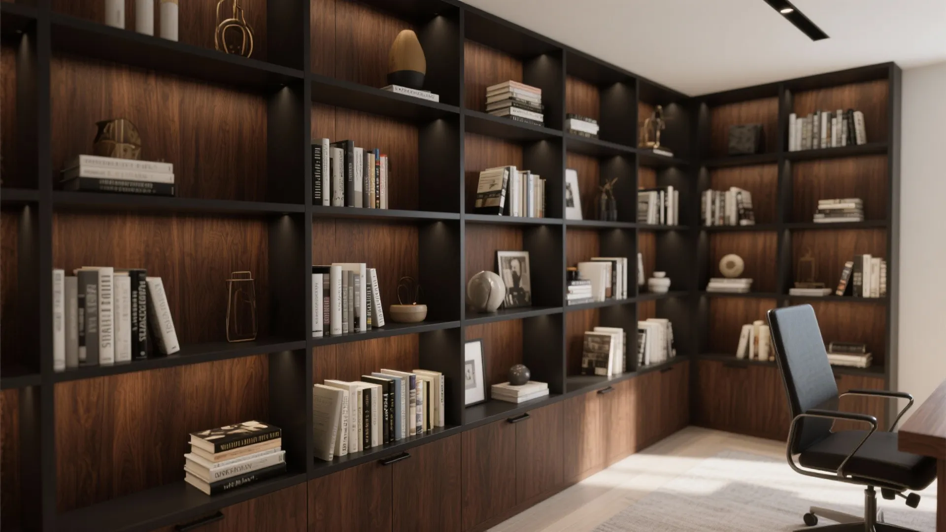 4. Integrated Storage Walls