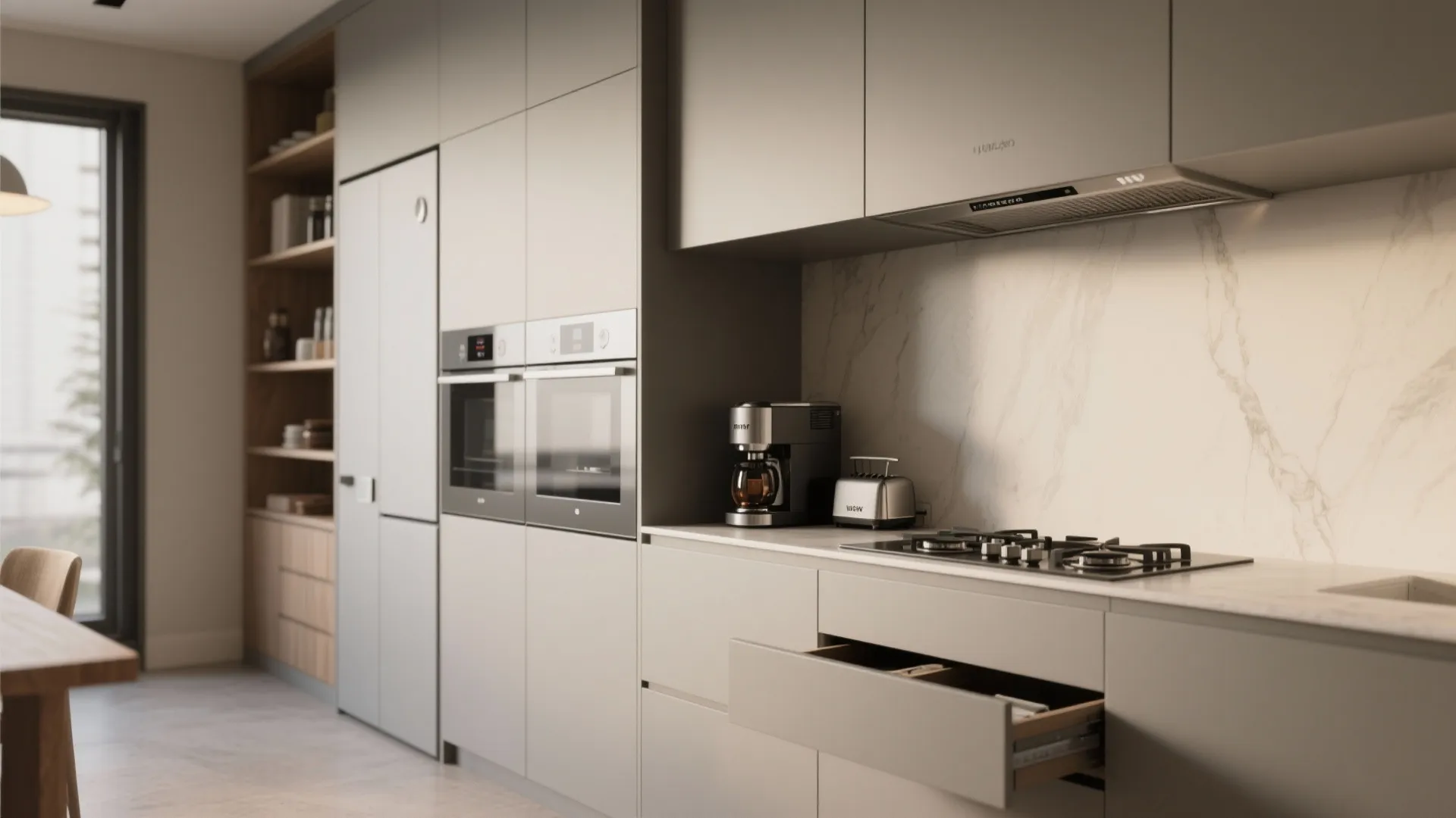 Concealed Luxury: Integrated Storage and Quiet Tech