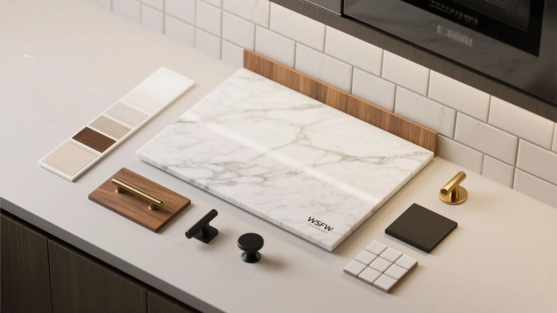 4. 36" Vanity with Integrated Countertop and Backsplash