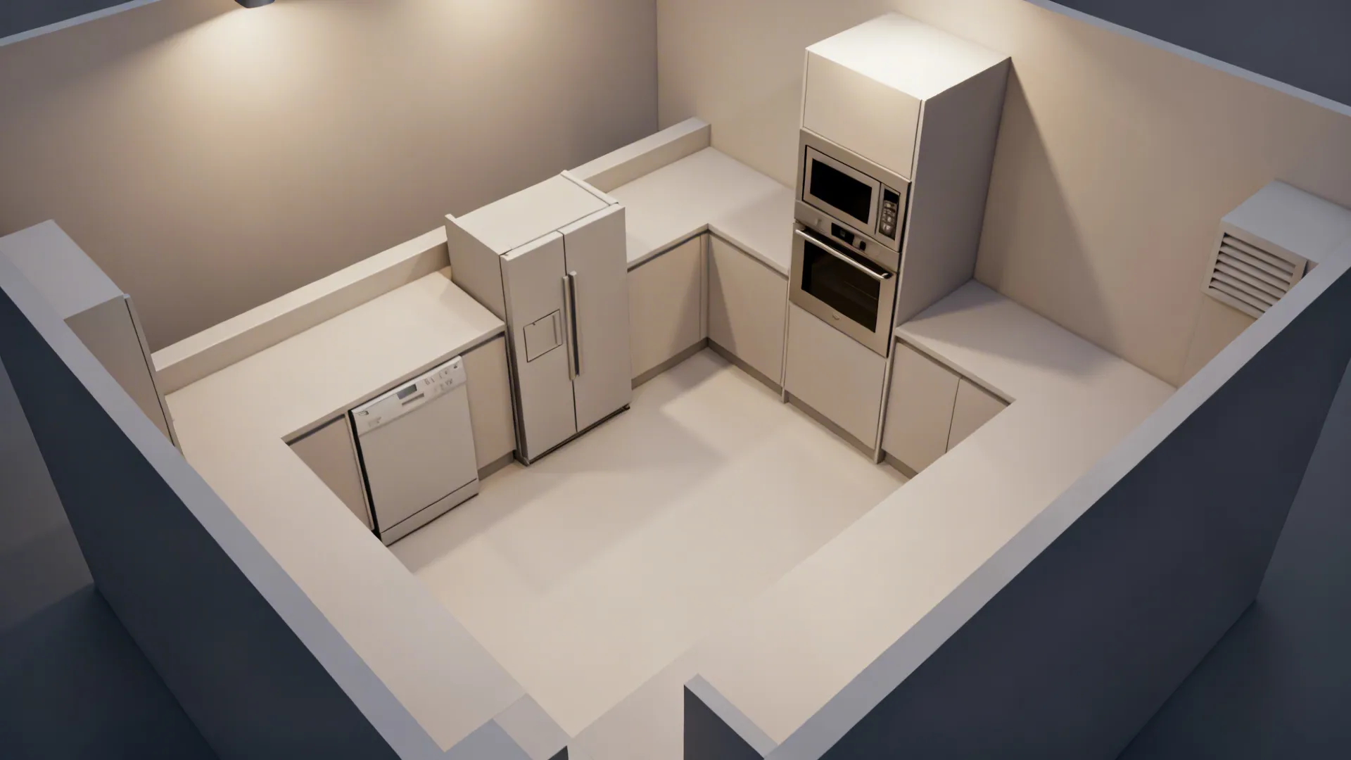 Integrated Appliances and Concealed Utility