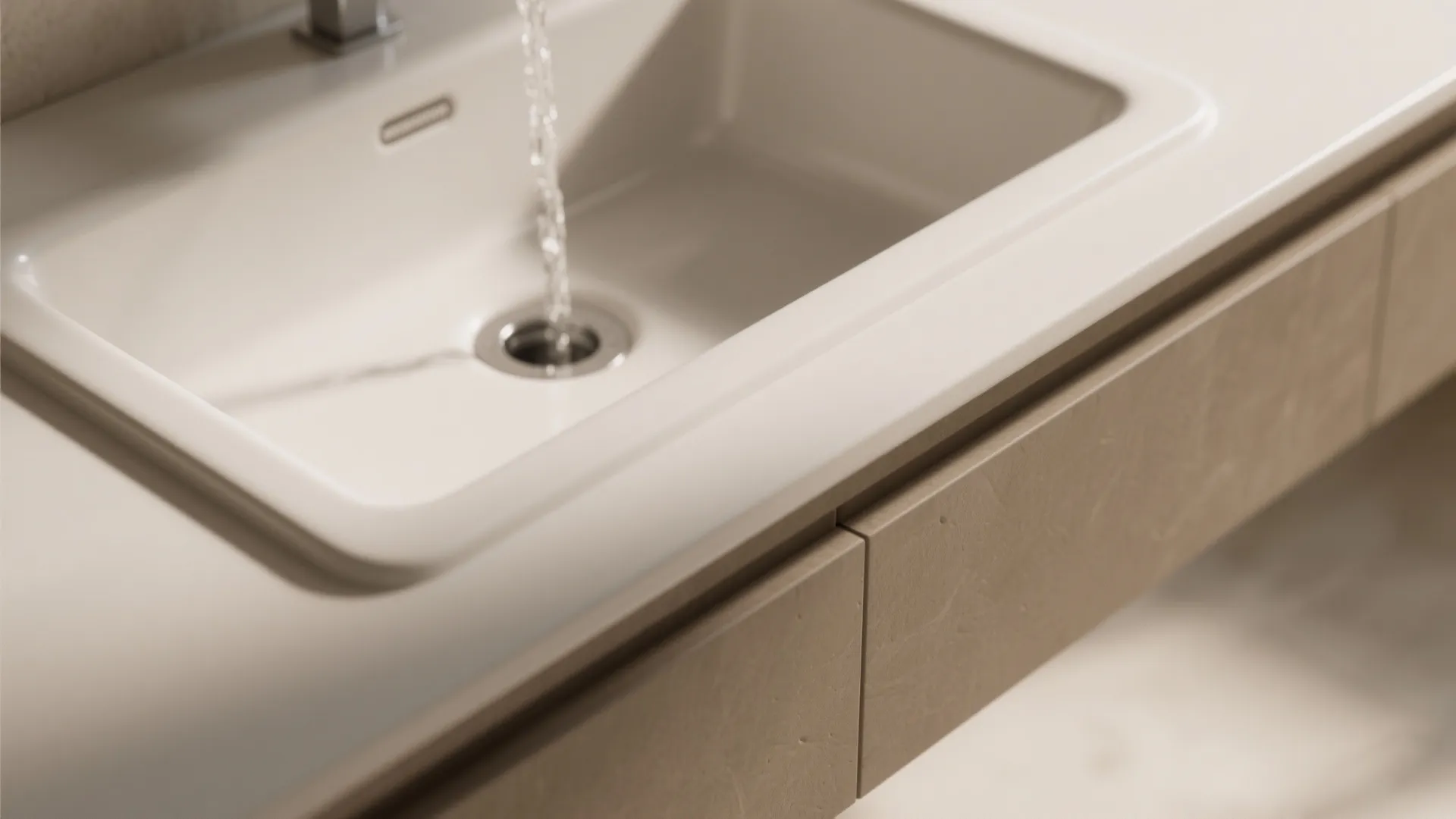 2. Integrated shower basin with an offset basin ledge