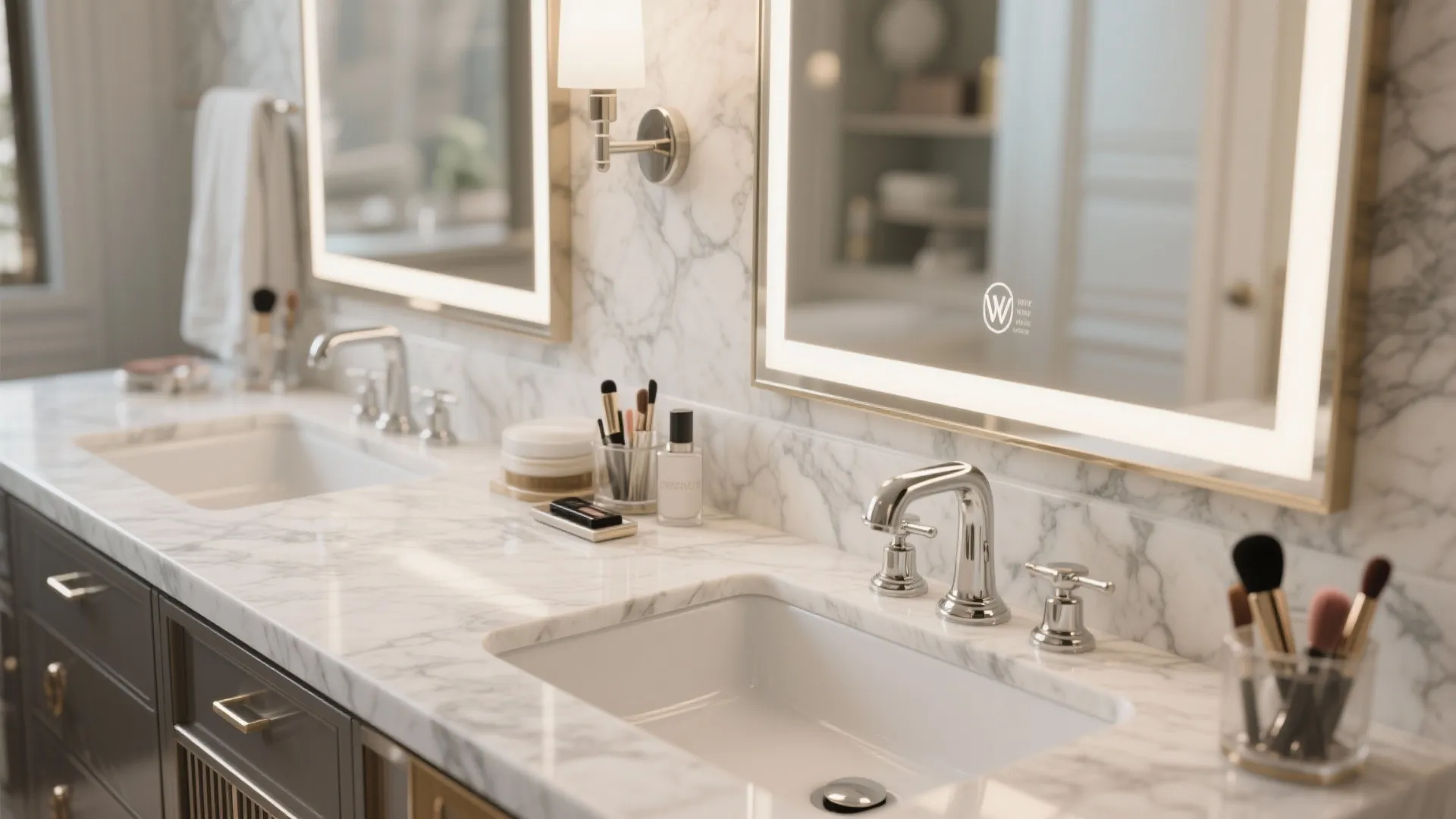 Integrated Vanity Area