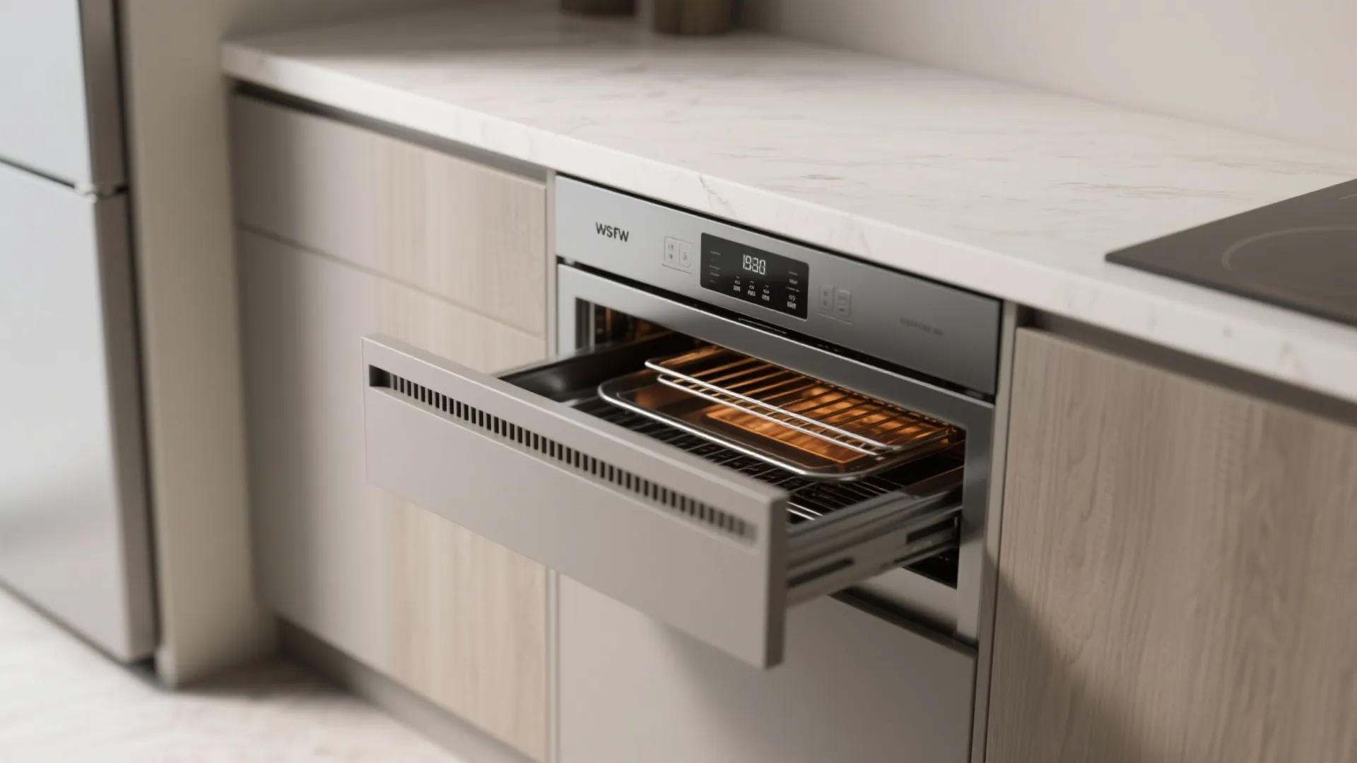 5. Integrated Appliance Drawer (Warming or Microwave)